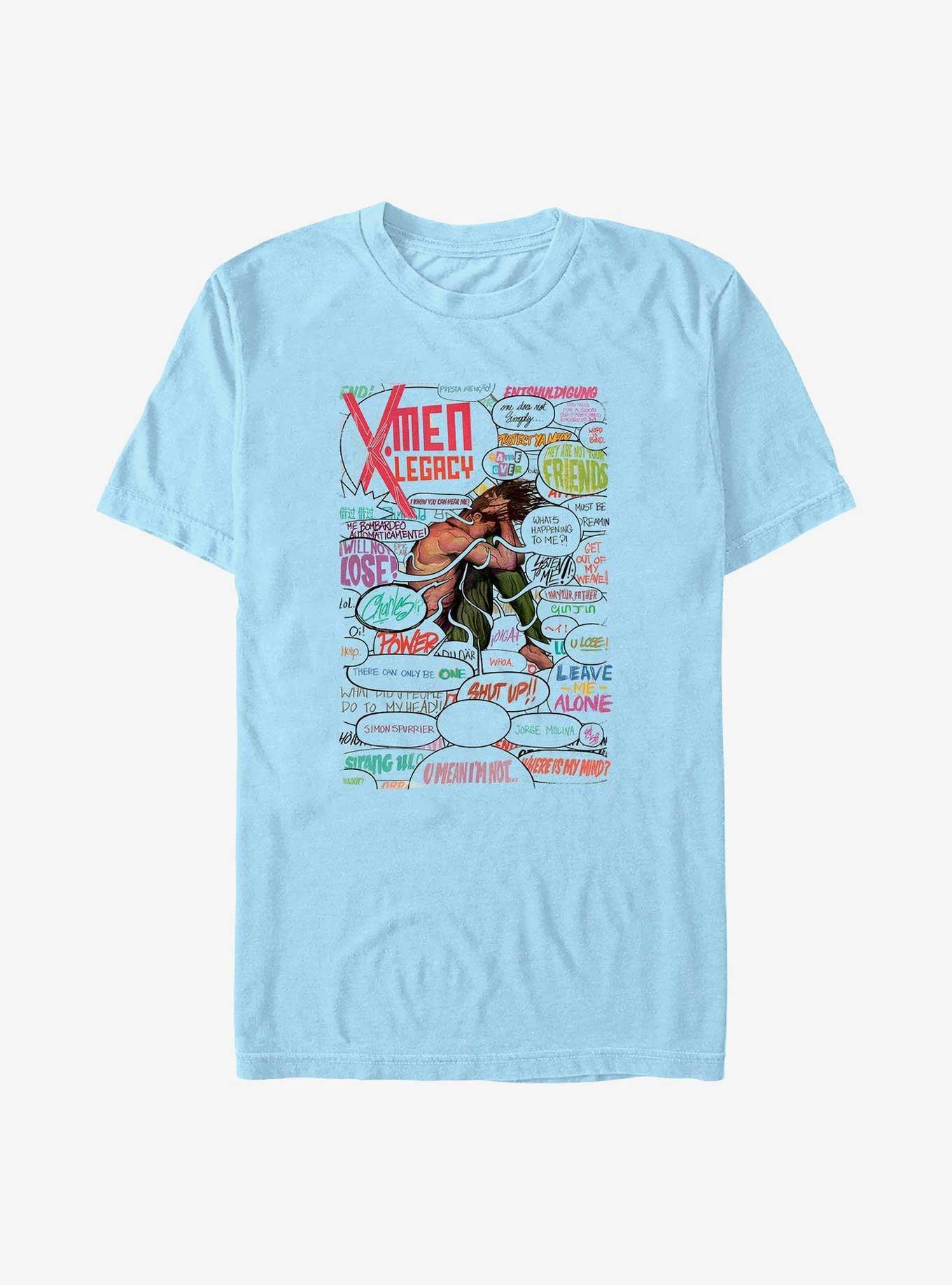 Marvel X-Men Legacy Thoughts T-Shirt, LT BLUE, hi-res