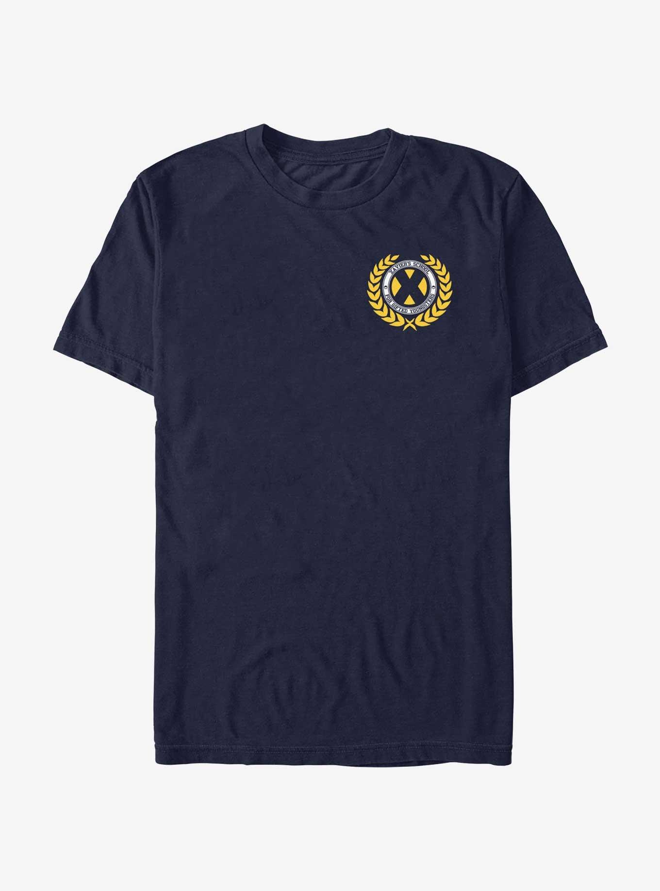 Marvel X-Men Xaviers School For Gifted Youngsters Chest Logo T-Shirt, , hi-res