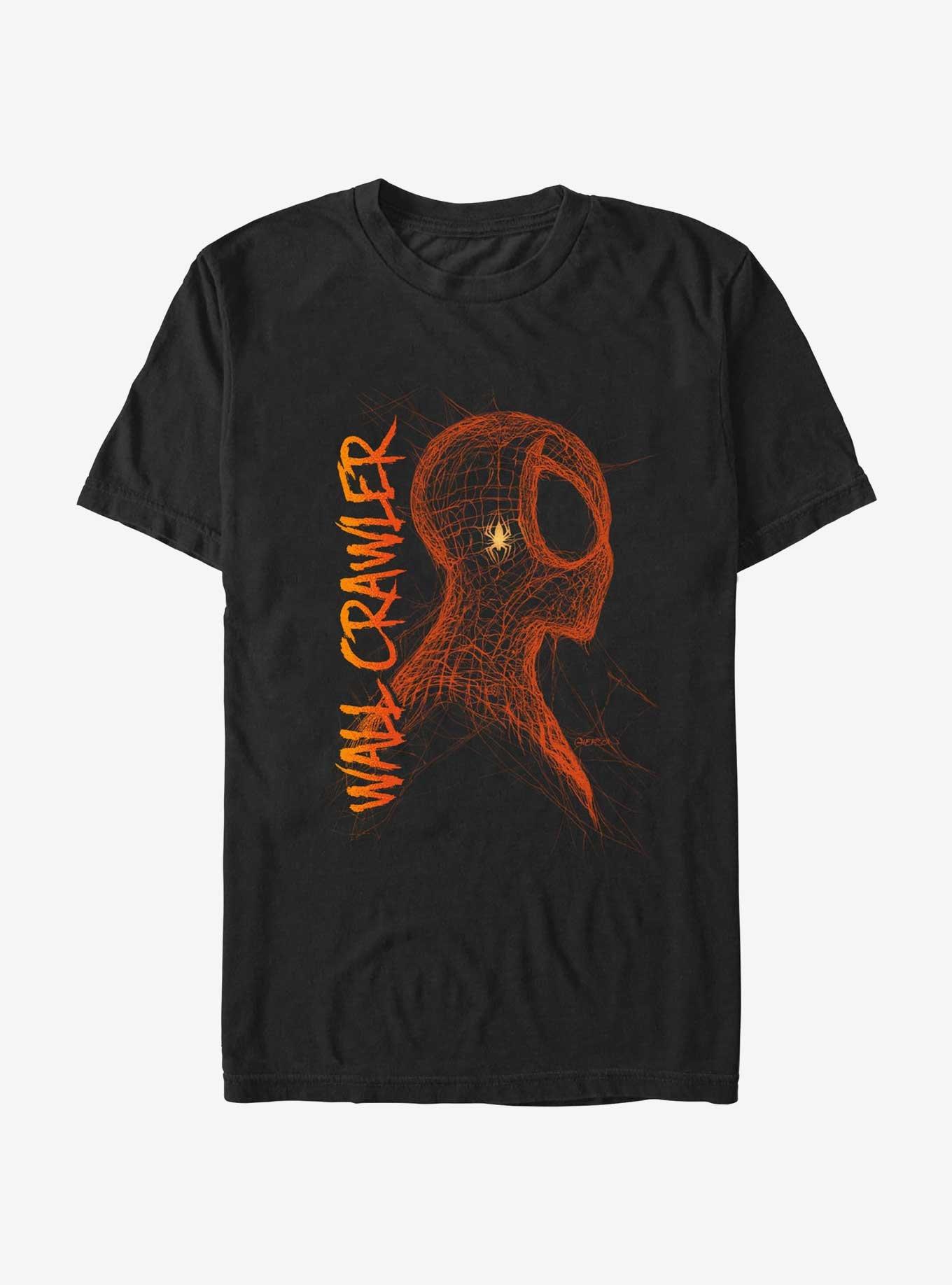Marvel Spider-Man Wall Crawler T-Shirt, BLACK, hi-res