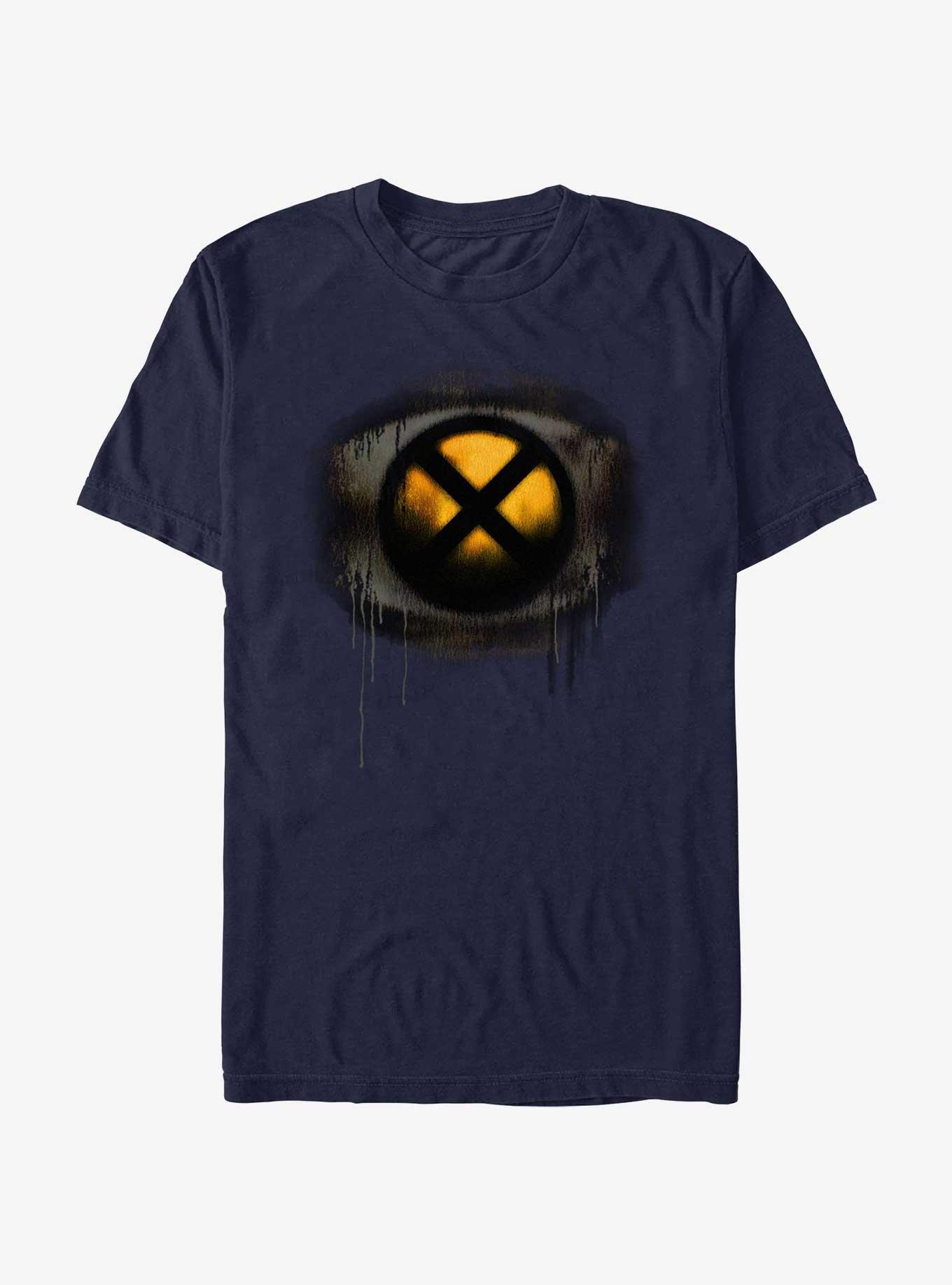 Marvel X-Men Graffiti Icon T-Shirt, NAVY, hi-res