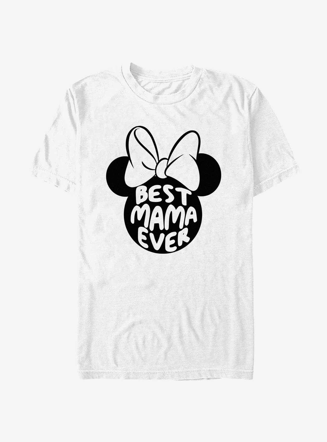 Disney Minnie Mouse Best Mama Ever Minnie Ears T-Shirt, WHITE, hi-res
