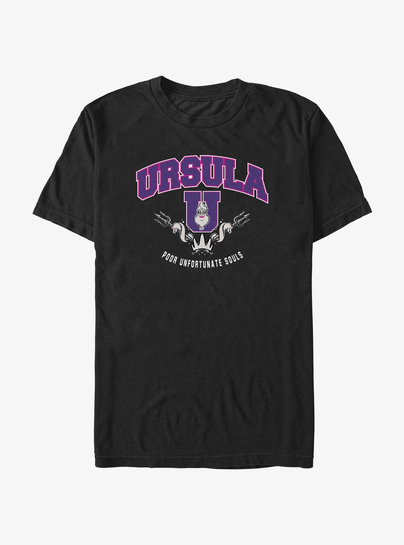 Disney The Little Mermaid Ursula Uni Crest T-Shirt, BLACK, hi-res