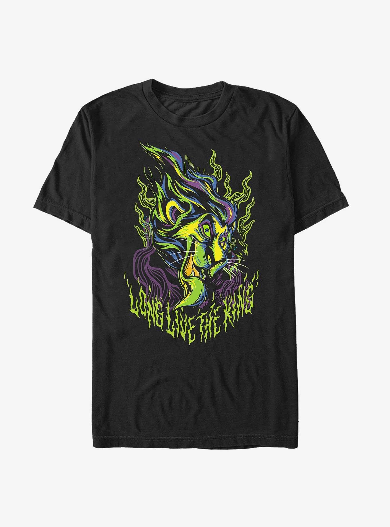 Disney The Lion King Long Live The King Scar Metal T-Shirt, , hi-res