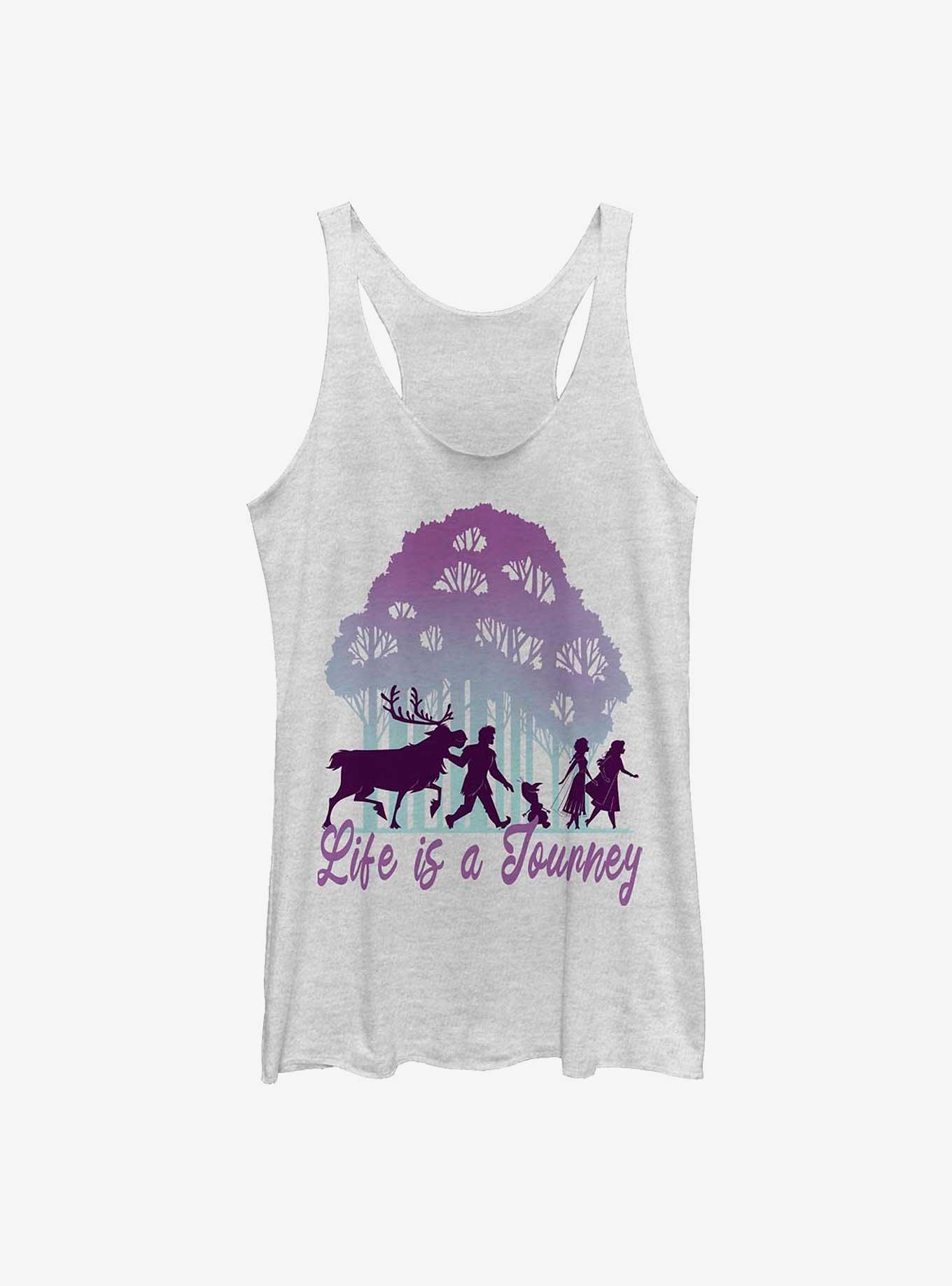Disney Frozen 2 Life Journey Womens Tank Top, WHITE HTR, hi-res