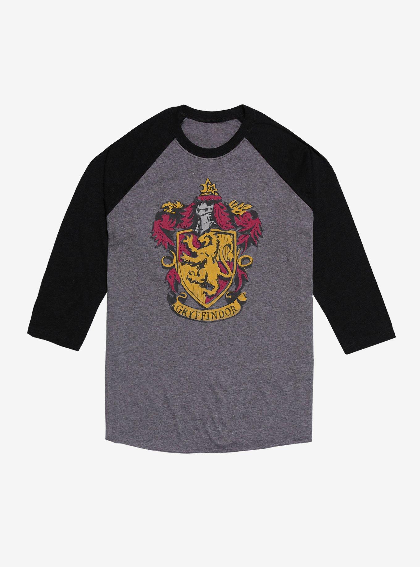 Harry Potter Hufflepuff School Uniform Emblem Raglan T-Shirt, , hi-res