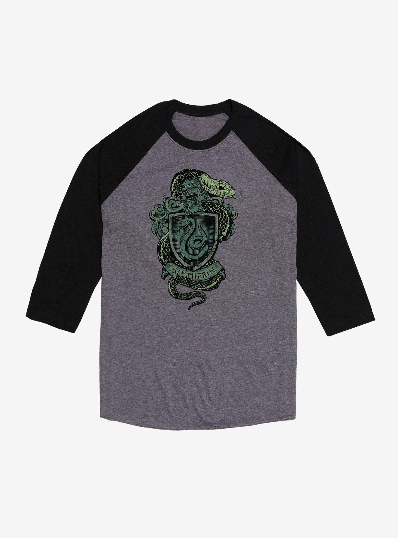 Harry Potter Slytherin Emblem Raglan T-Shirt