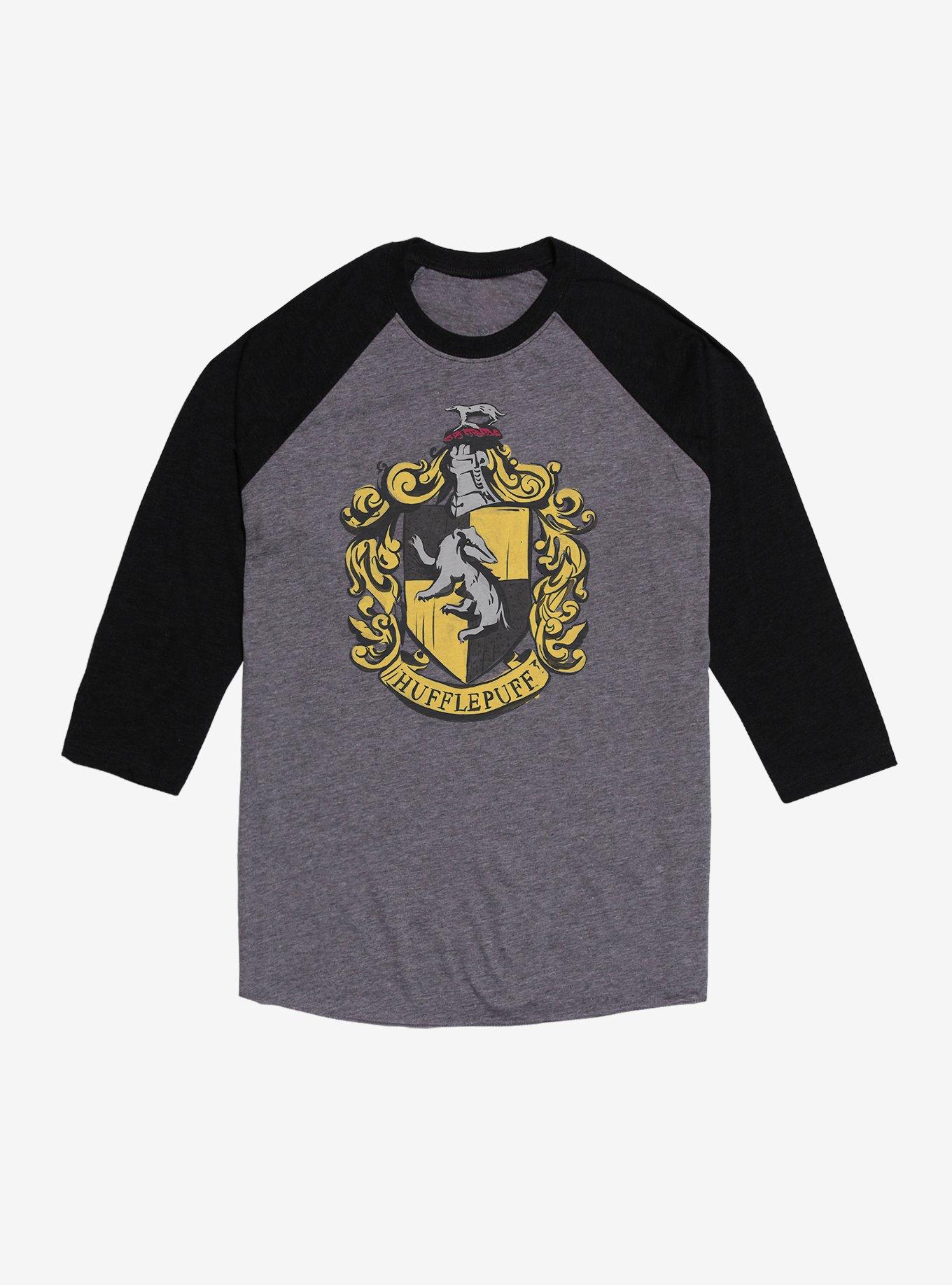 Harry Potter Hufflepuff Uniform Emblem Raglan T-Shirt, , hi-res