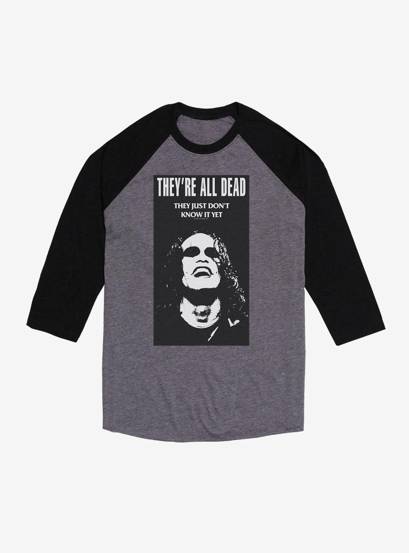 The Crow They're All Dead Raglan T-Shirt, , hi-res