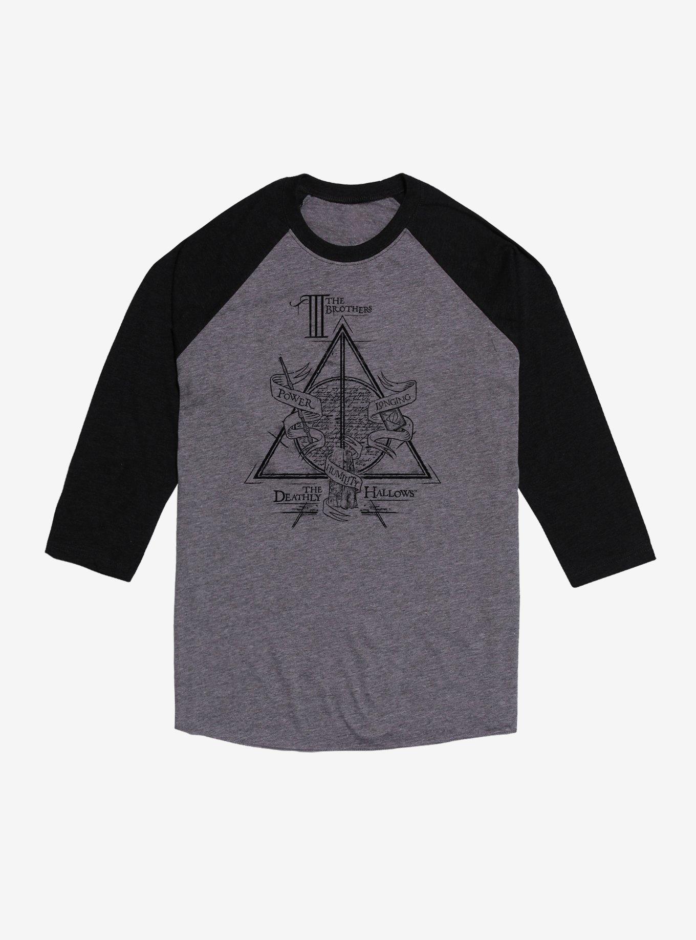 Harry Potter The Deathly Hallows Raglan T-Shirt