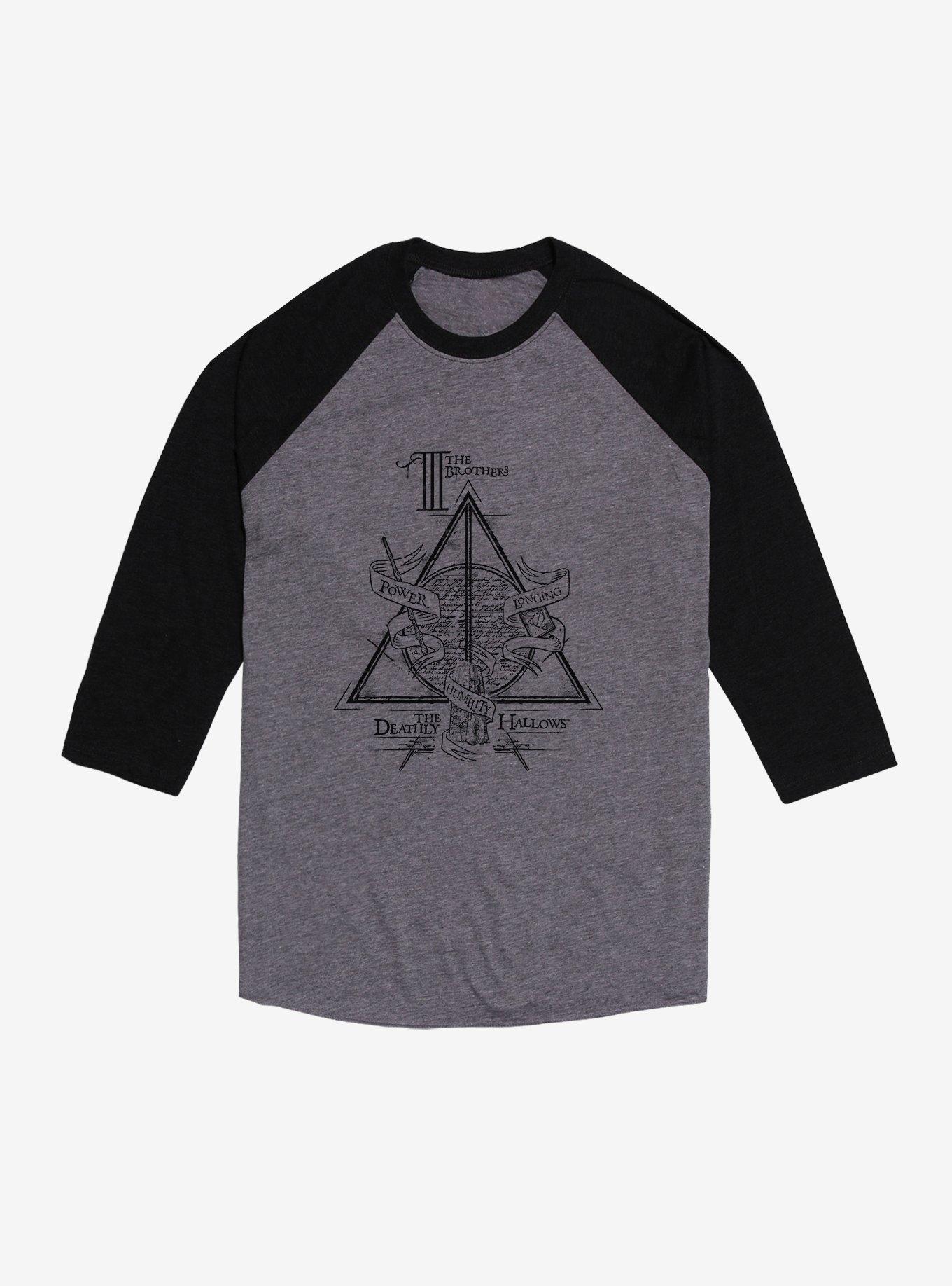 Harry Potter The Deathly Hallows Raglan T-Shirt, , hi-res