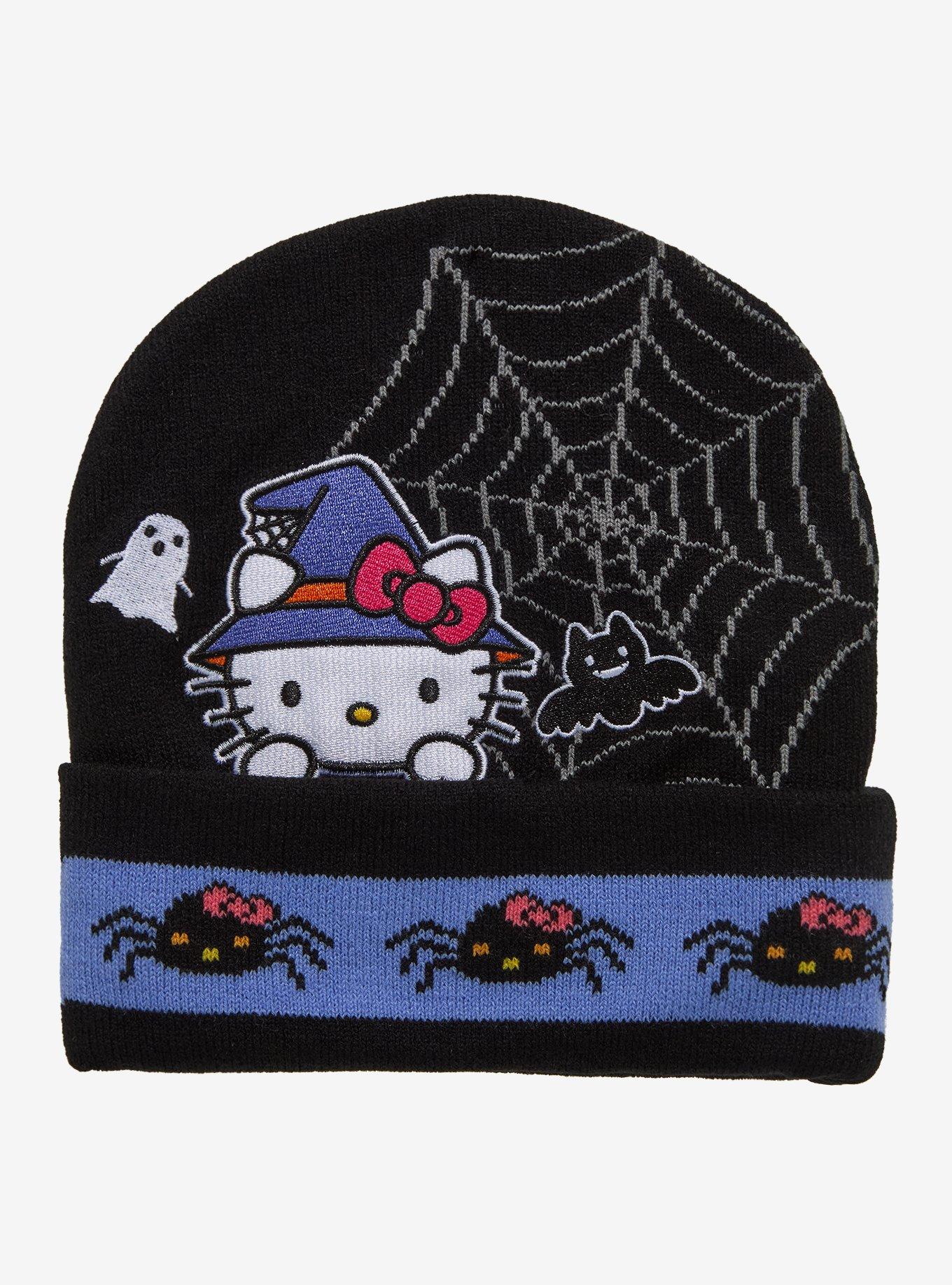 Hello Kitty Witch Halloween Beanie, , hi-res