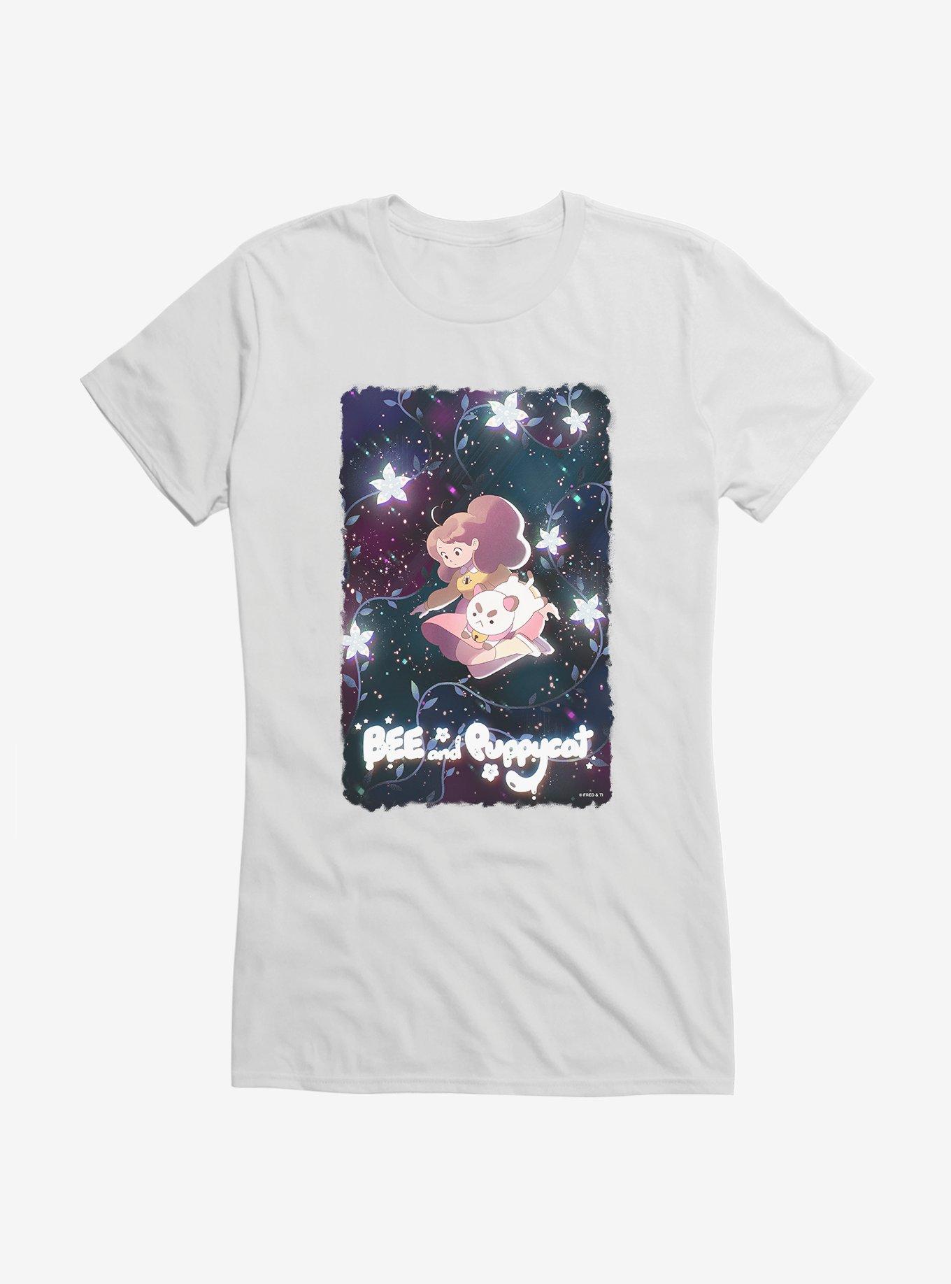 Bee And PuppyCat Space Flowers Girls T-Shirt, , hi-res