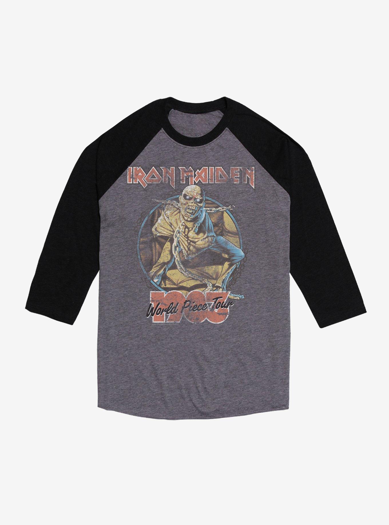 Iron Maiden Vintage World Piece Tour 1983 Raglan T-Shirt, , hi-res