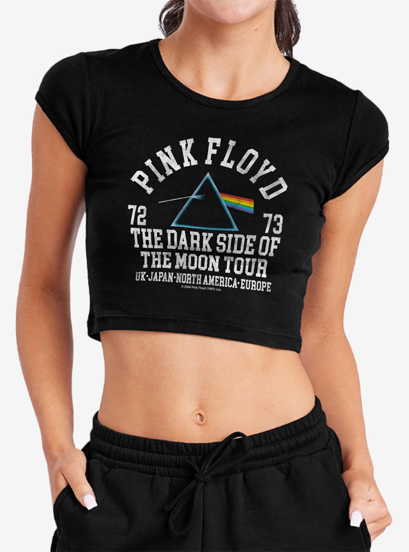 Pink Floyd 72 Cap Sleeve Baby Rib Girls Crop Top, , hi-res