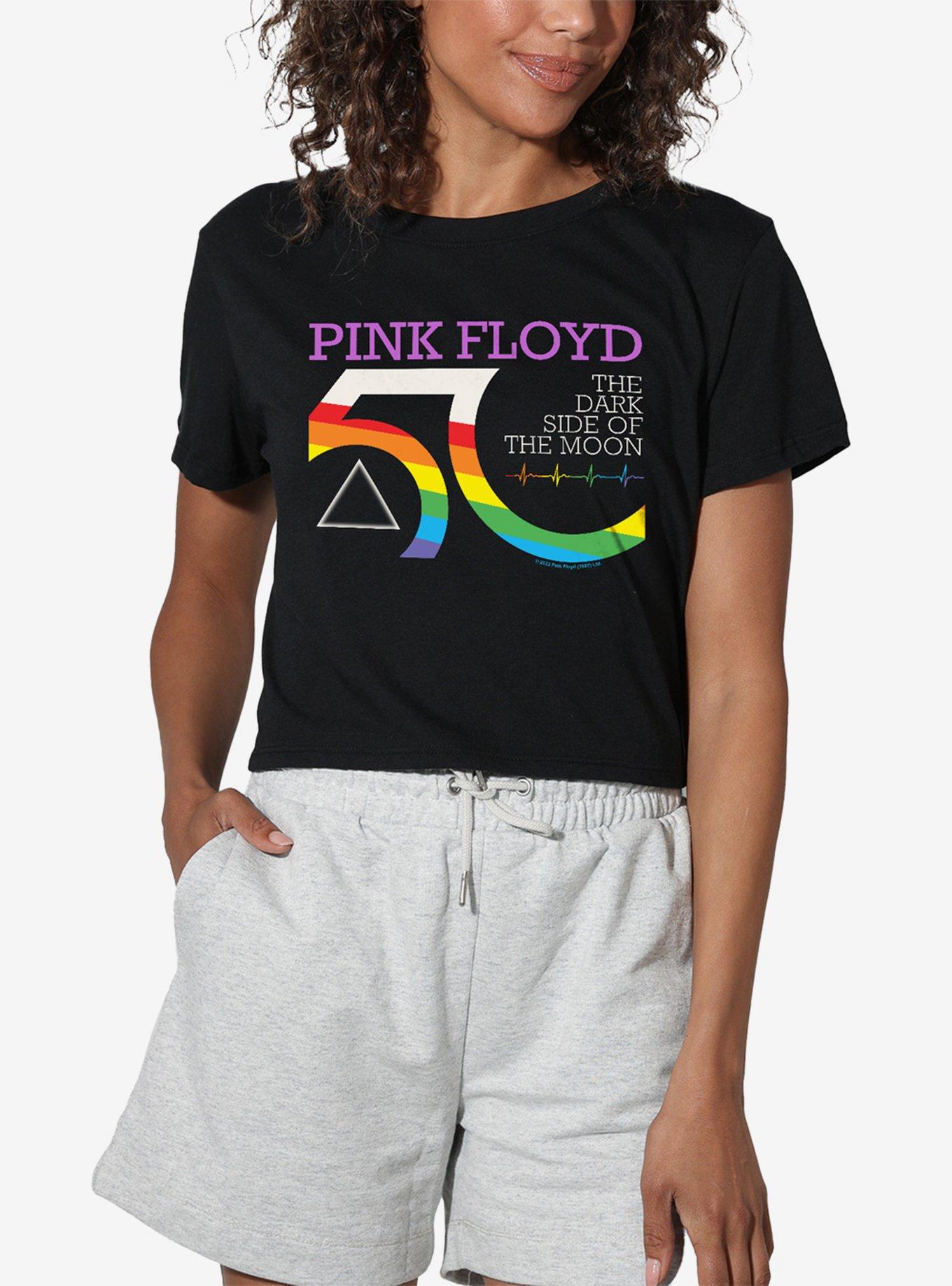 Pink Floyd 50th Logo Girls Crop Top T-Shirt, , hi-res