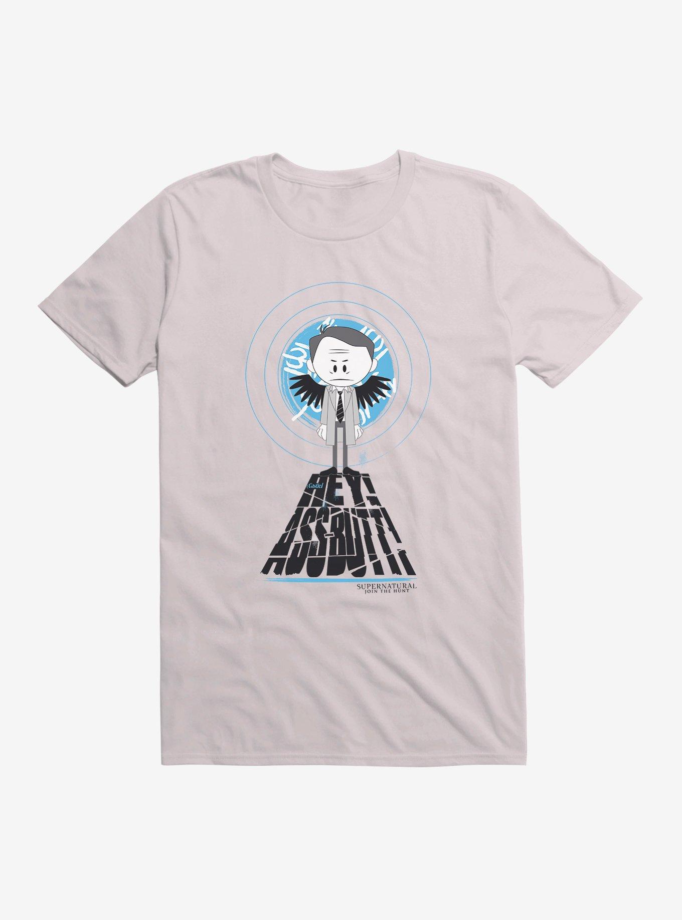 Supernatural Castiel Hey Assbutt T-Shirt, , hi-res