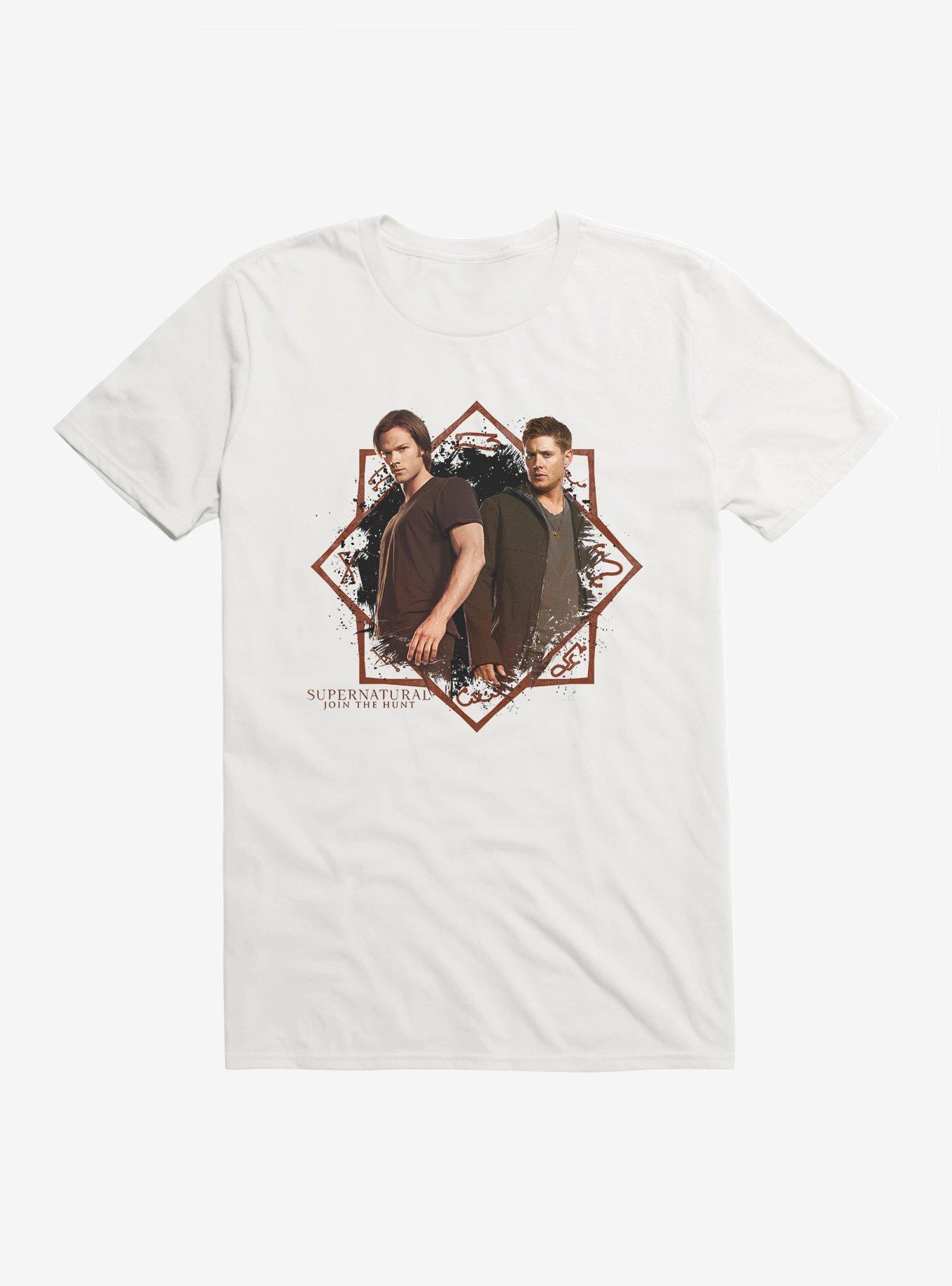 Supernatural Sam and Dean T-Shirt, WHITE, hi-res