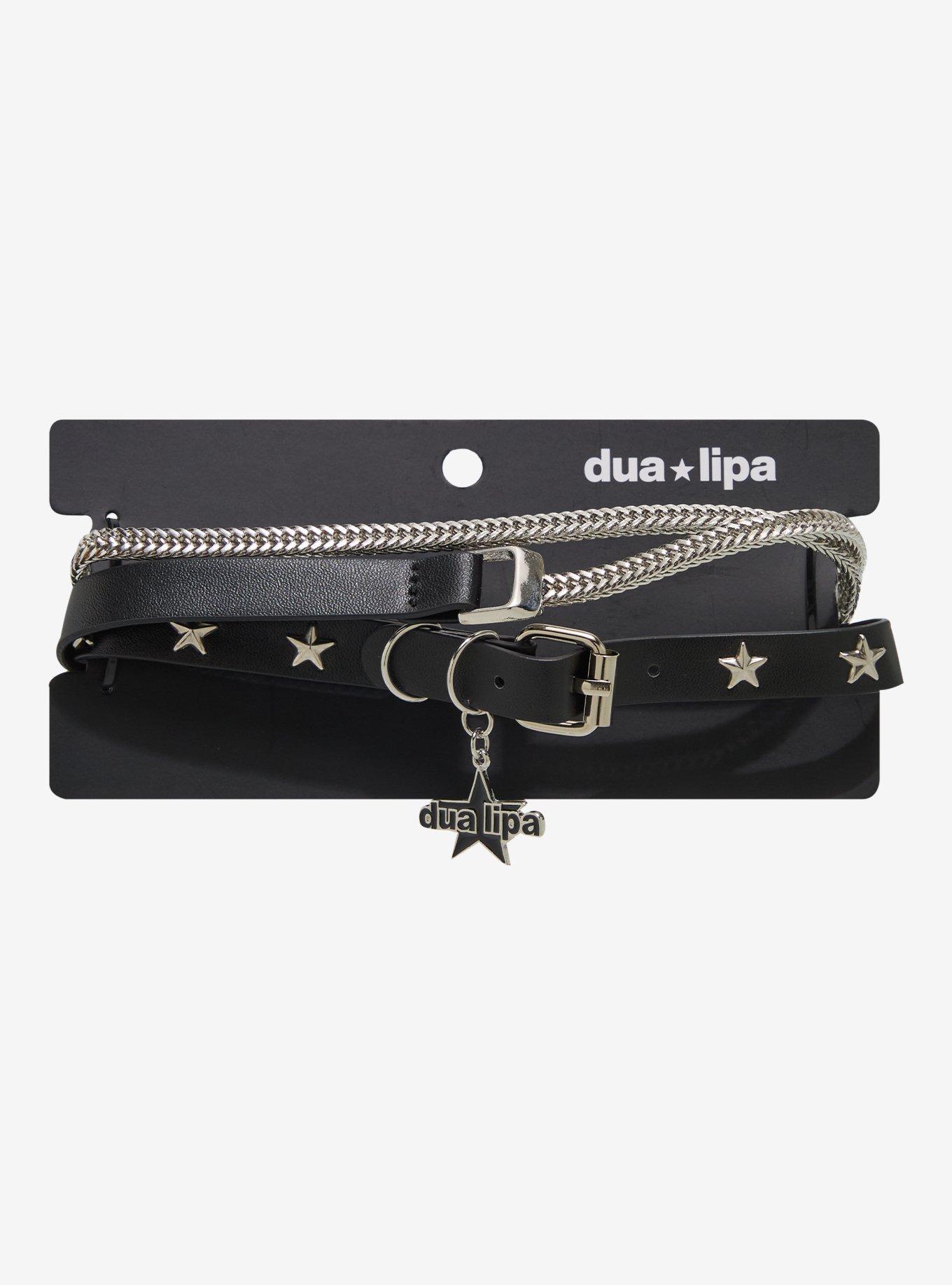 Dua Lipa Star Stud Buckle Wrap-Around Choker, , hi-res
