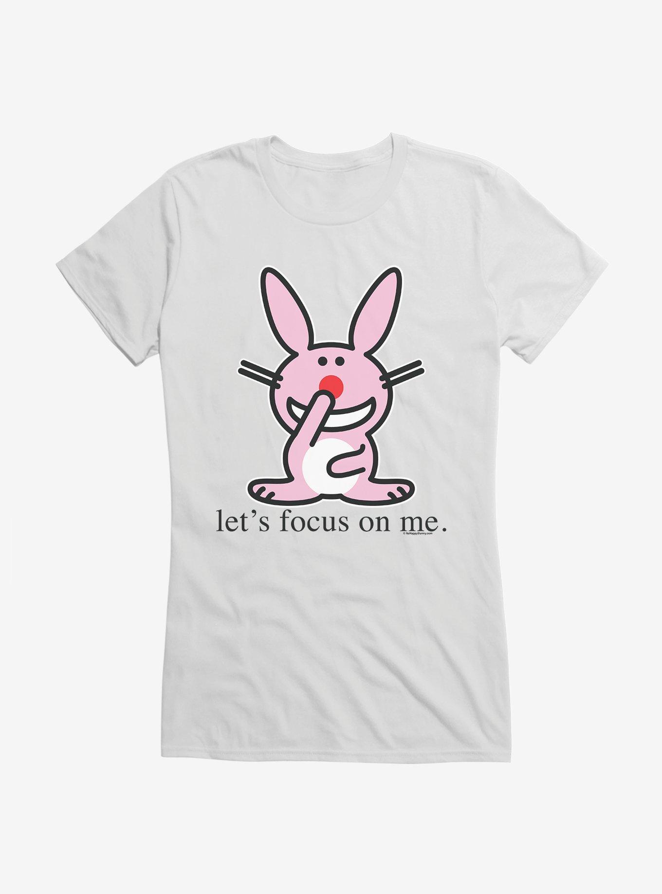 It's Happy Bunny Focus On Me Girls T-Shirt, , hi-res