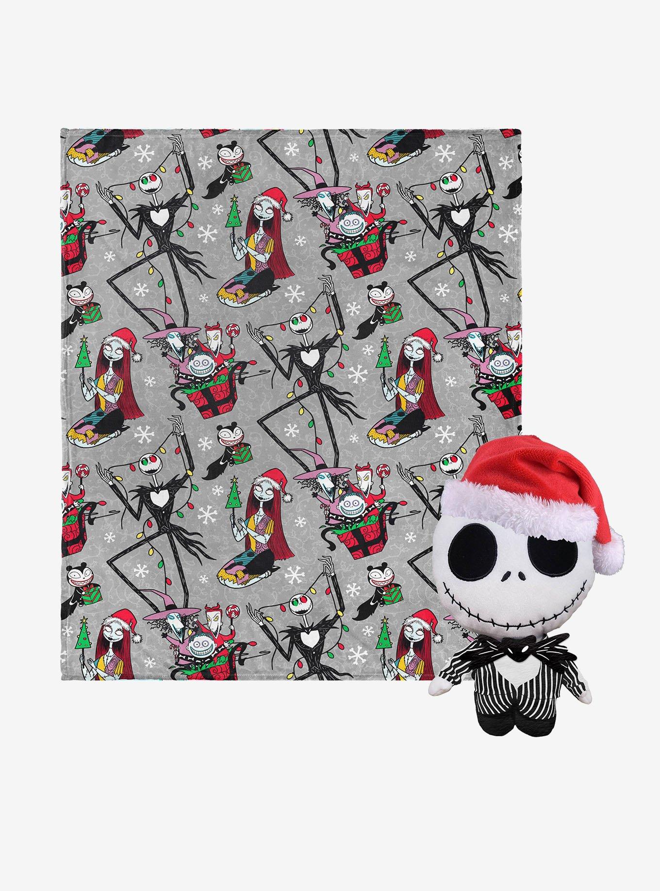 Disney Nightmare Before Christmas Freaky Festivities Hugger Pillow & Throw Blanket Set, , hi-res