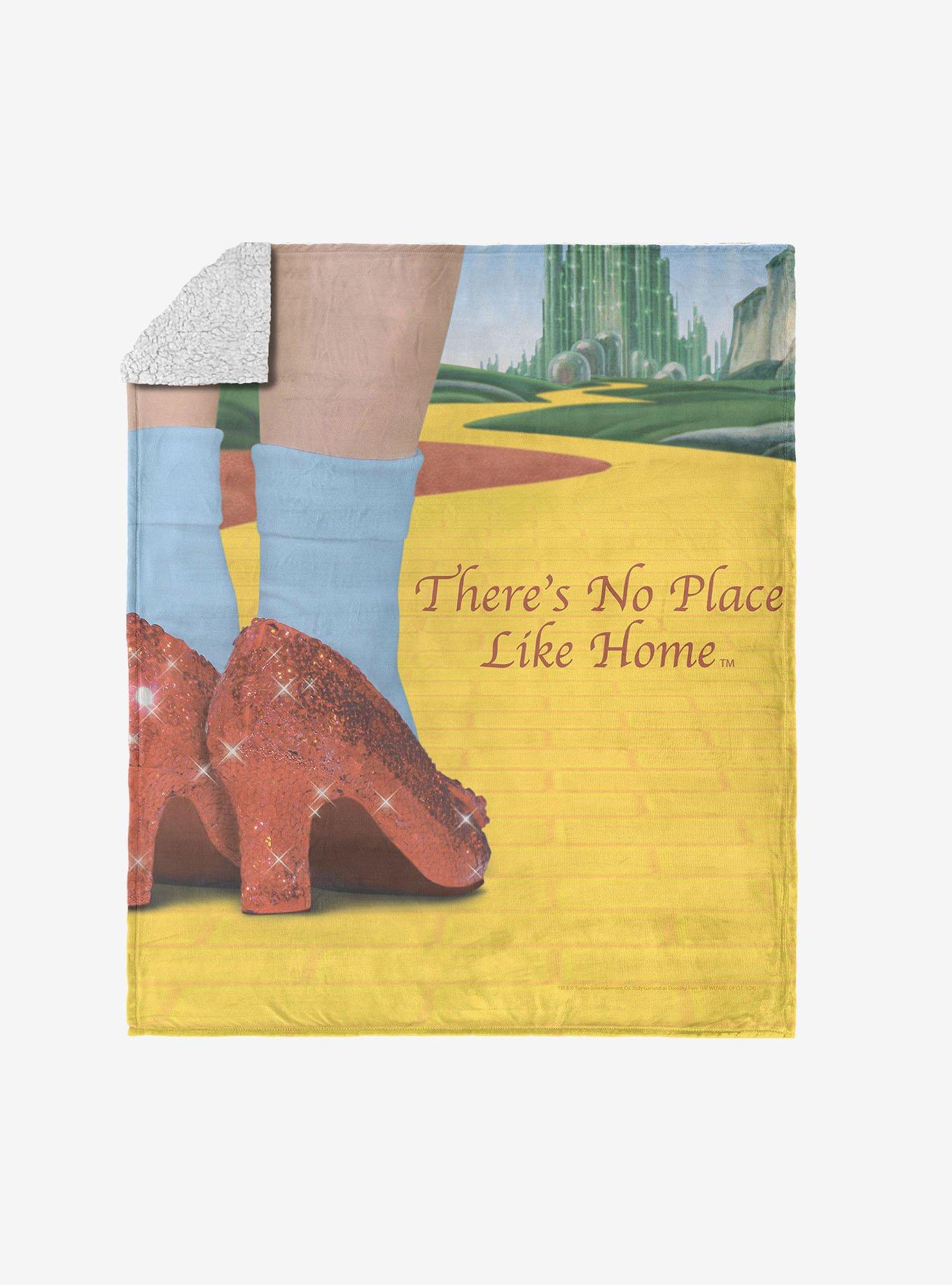 The Wizard of Oz No Place Like Home Silk Touch Sherpa Throw Blanket, , hi-res