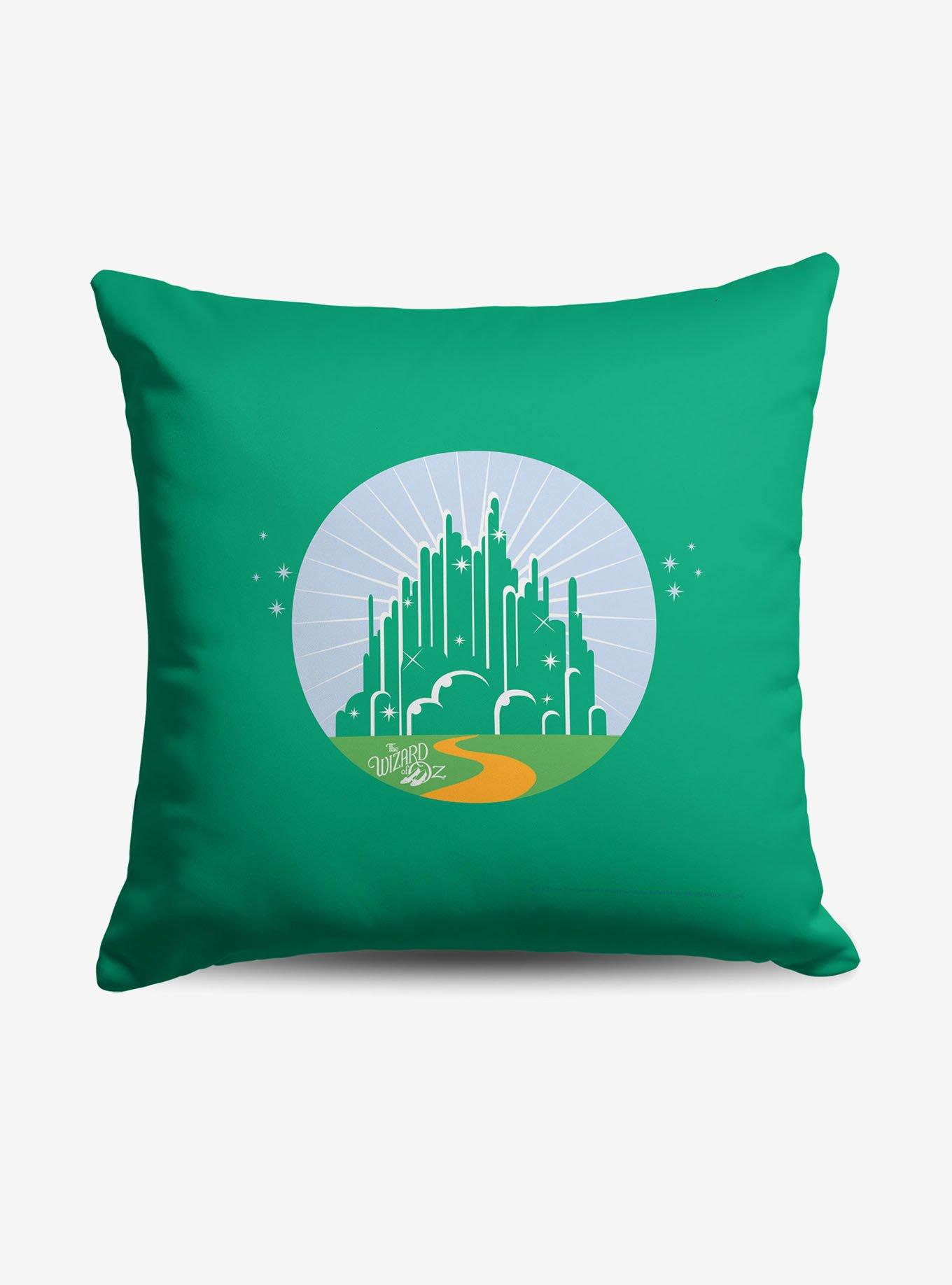 The Wizard of Oz Green City Throw Pillow, , hi-res