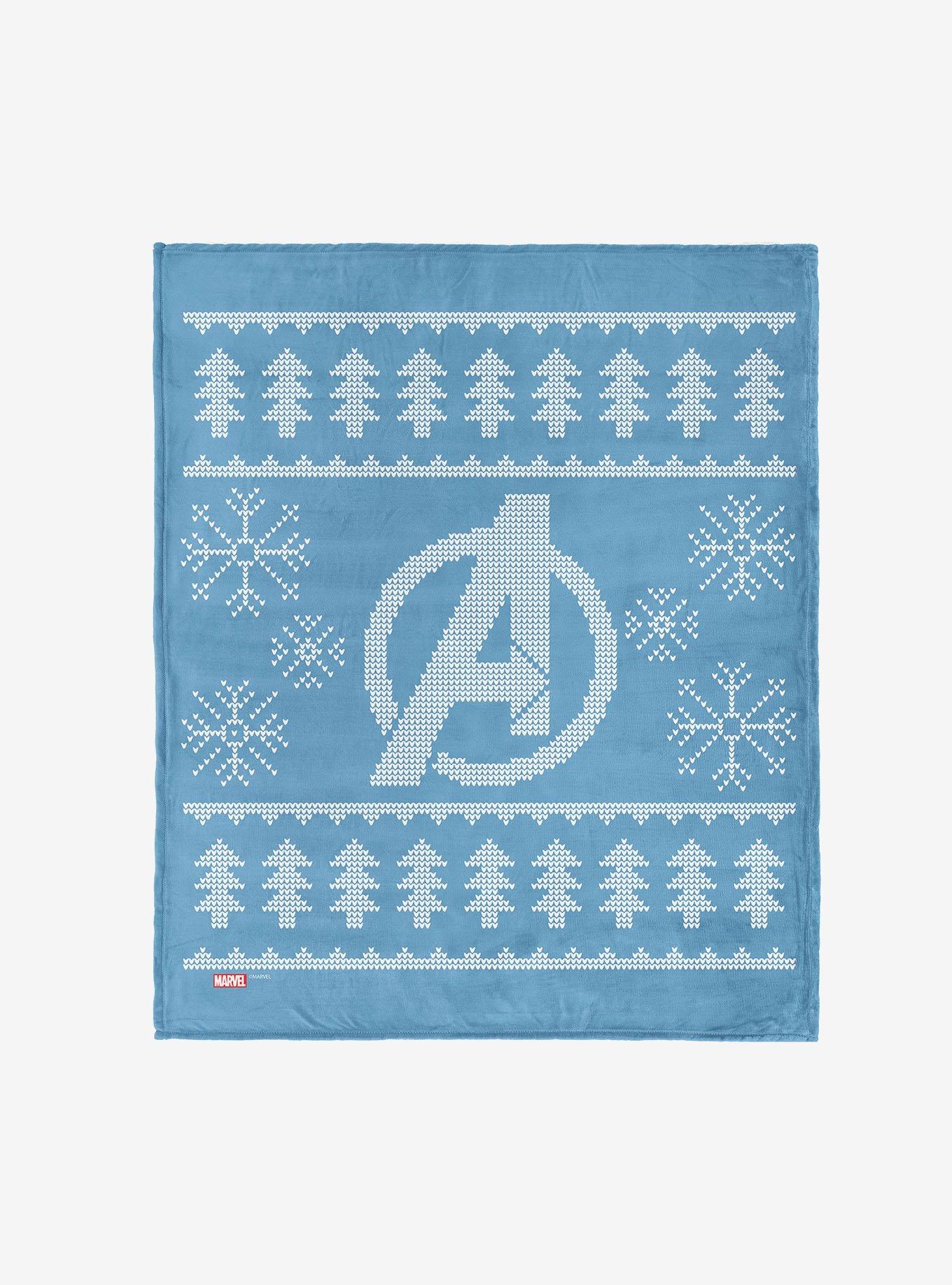 Marvel Avengers Sweater 40x50" Silk Touch Throw Blanket, , hi-res