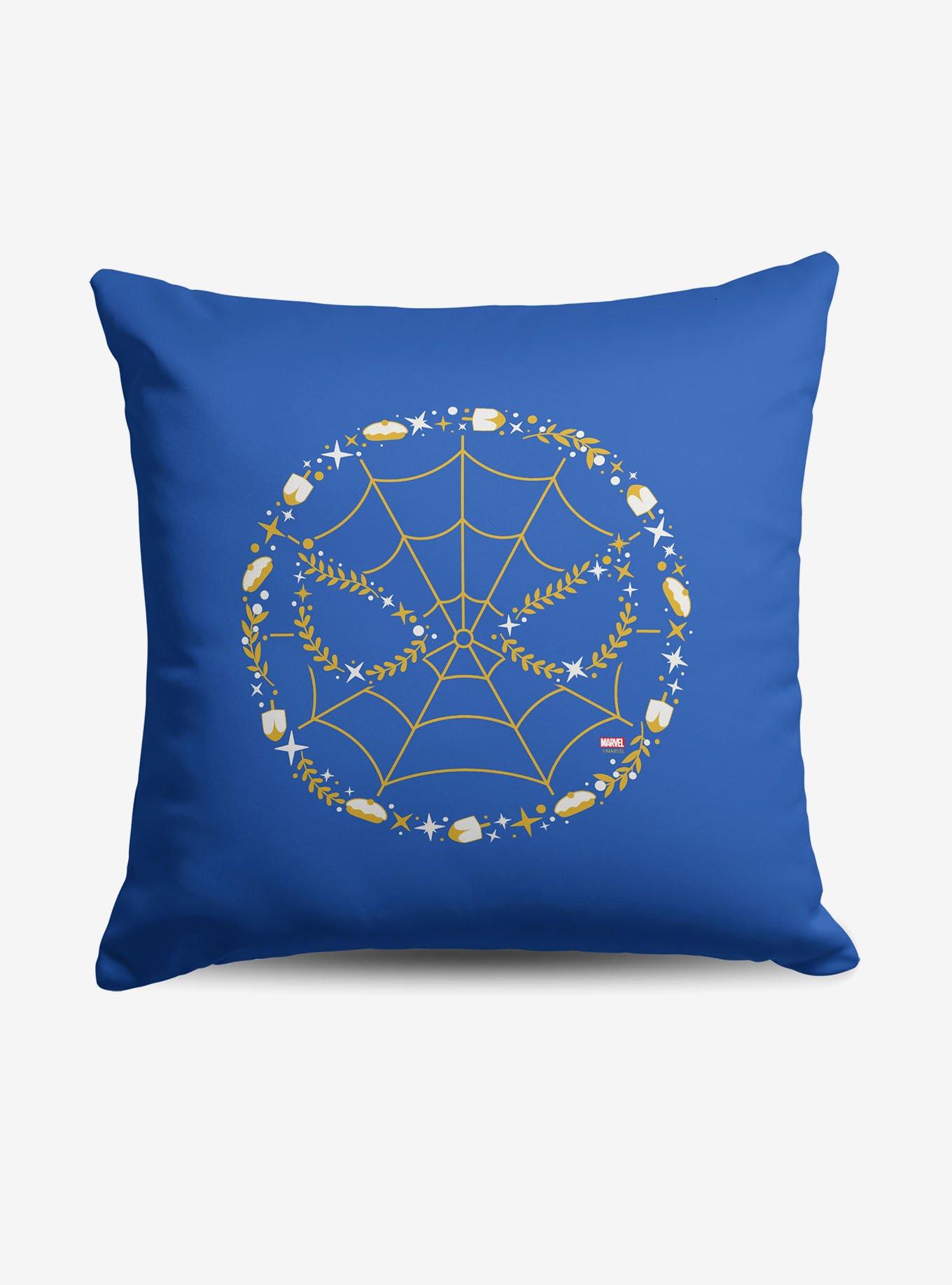 Marvel Spider-Man Spidey Hanukkah Throw Pillow, , hi-res