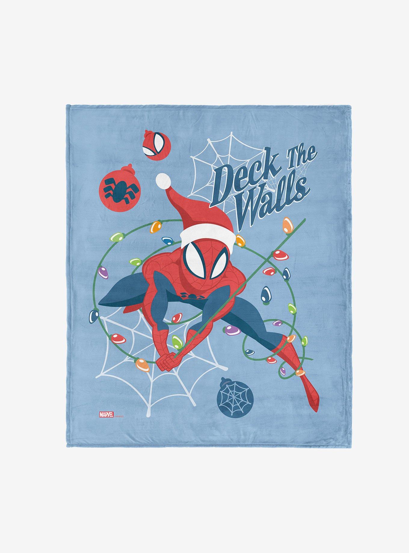 Marvel Spider-Man Deck The Walls 40x50" Silk Touch Throw Blanket,Specials : American Fashion Style Bags On Sale