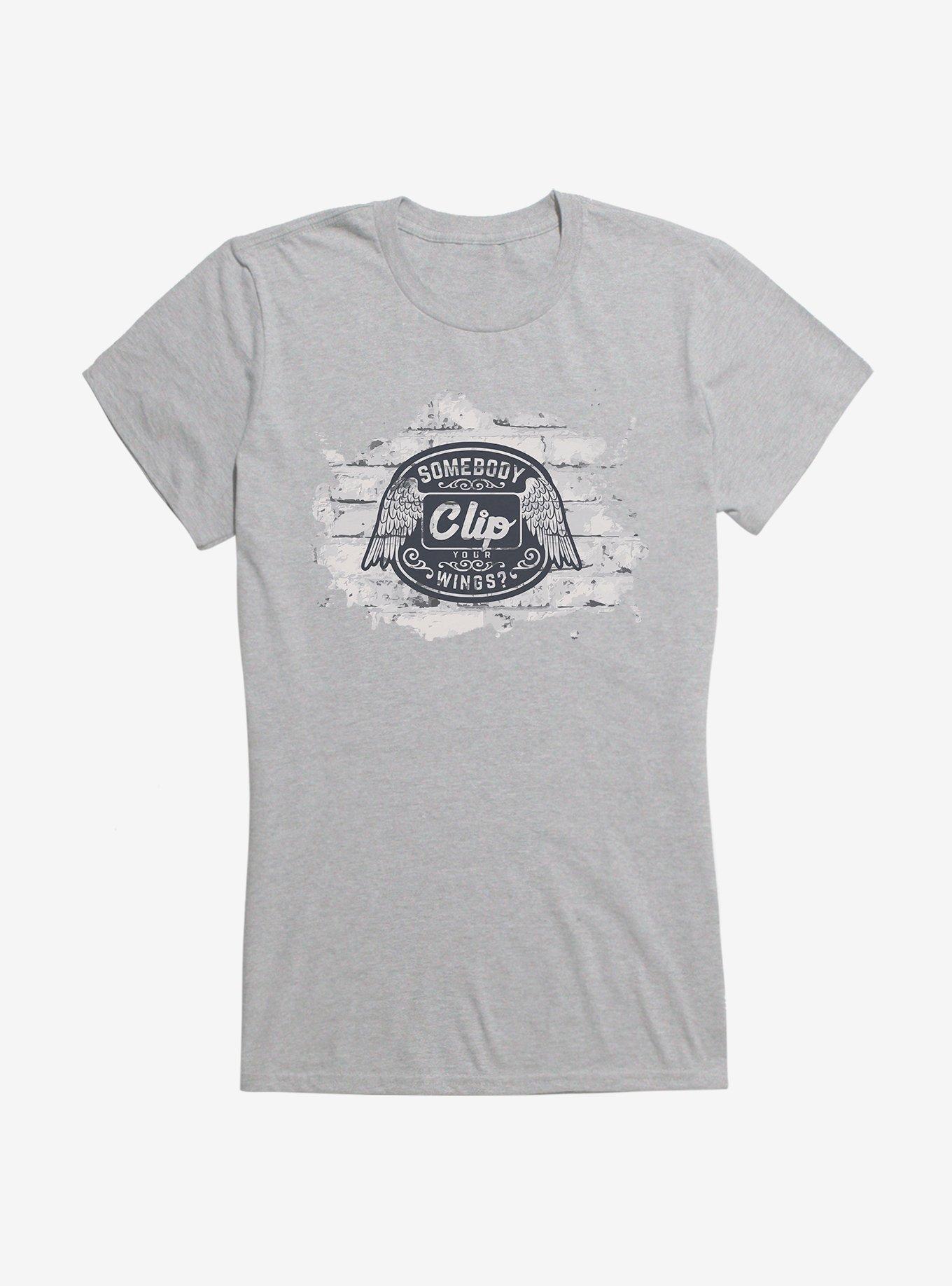 Supernatural Clip Your Wings Girls T-Shirt