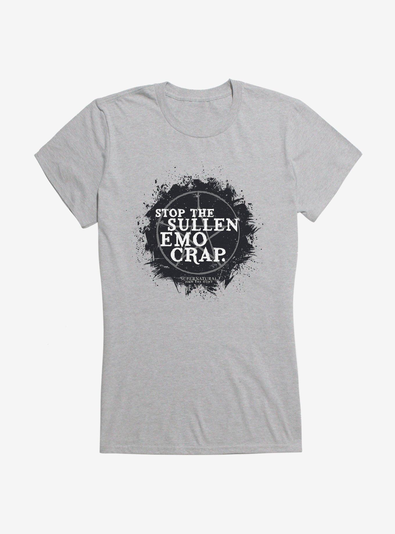 Supernatural Emo Crap Girls T-Shirt