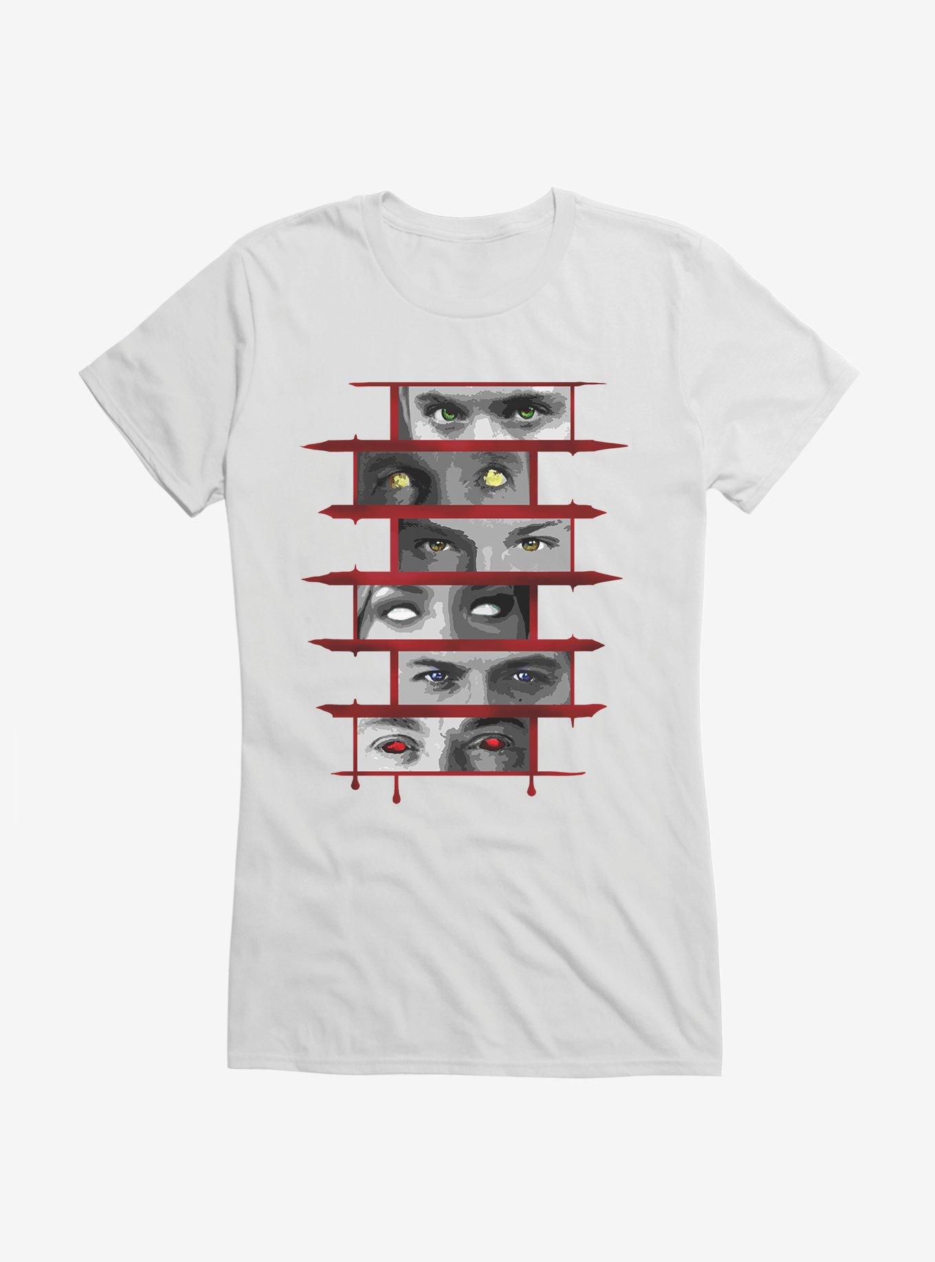 Supernatural Blood Pact Eyes Panels Girls T-Shirt