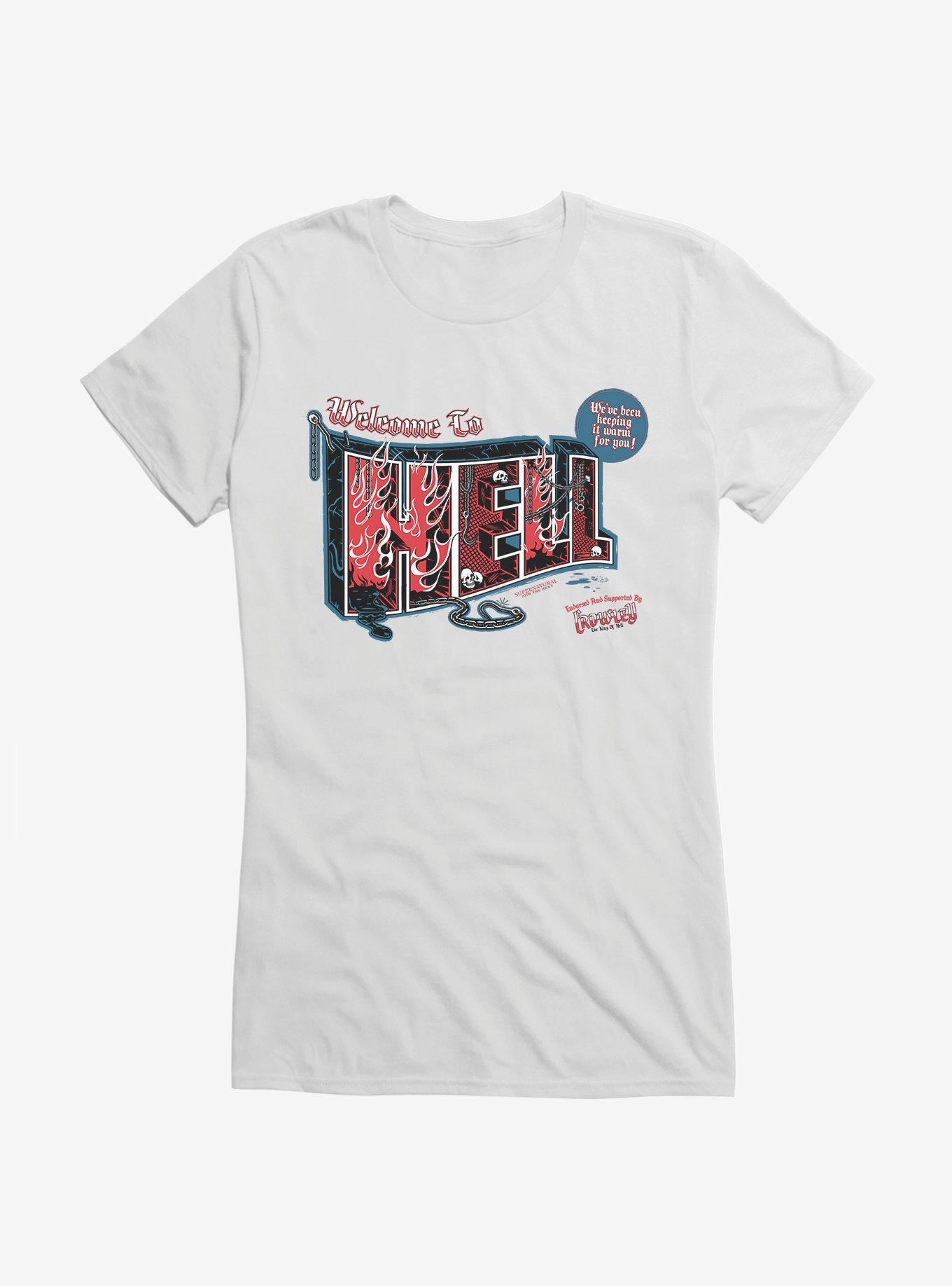 Supernatural Welcome To Hell Girls T-Shirt, , hi-res