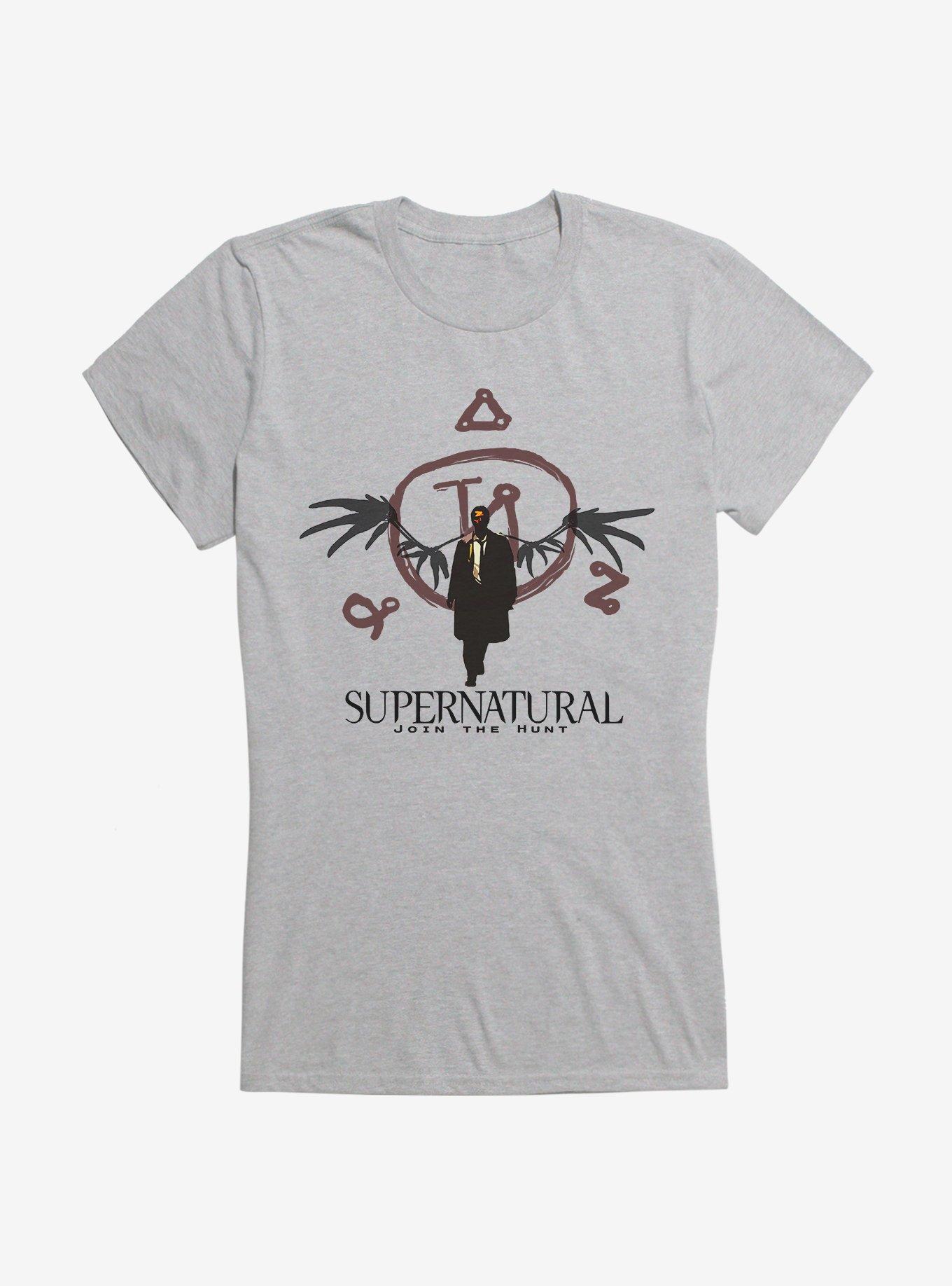 Supernatural Castiel Angel Seal Girls T-Shirt