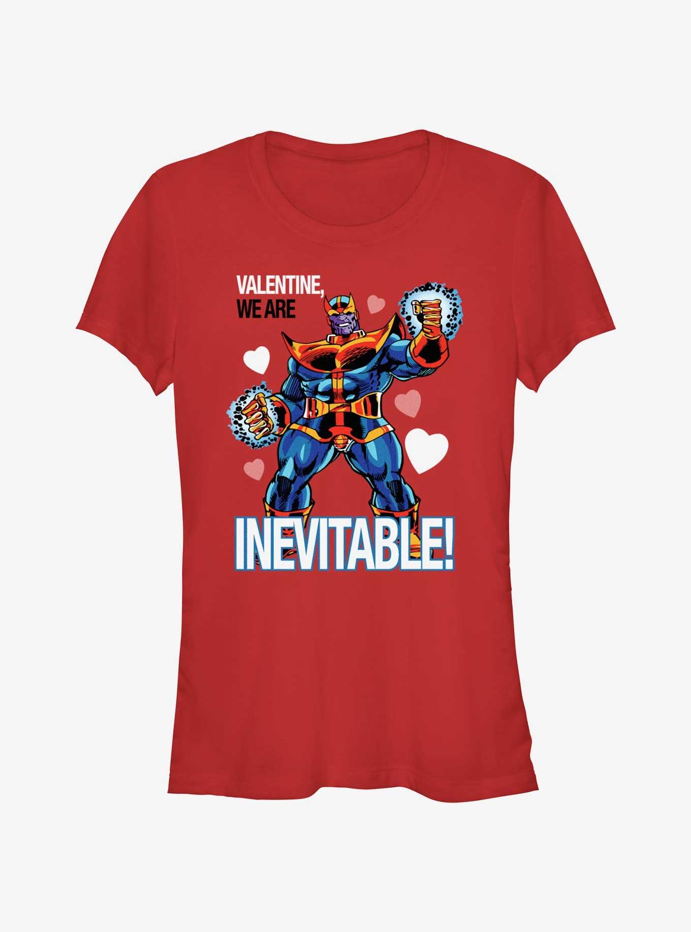 Marvel Thanos We Are Inevitable Girls T-Shirt