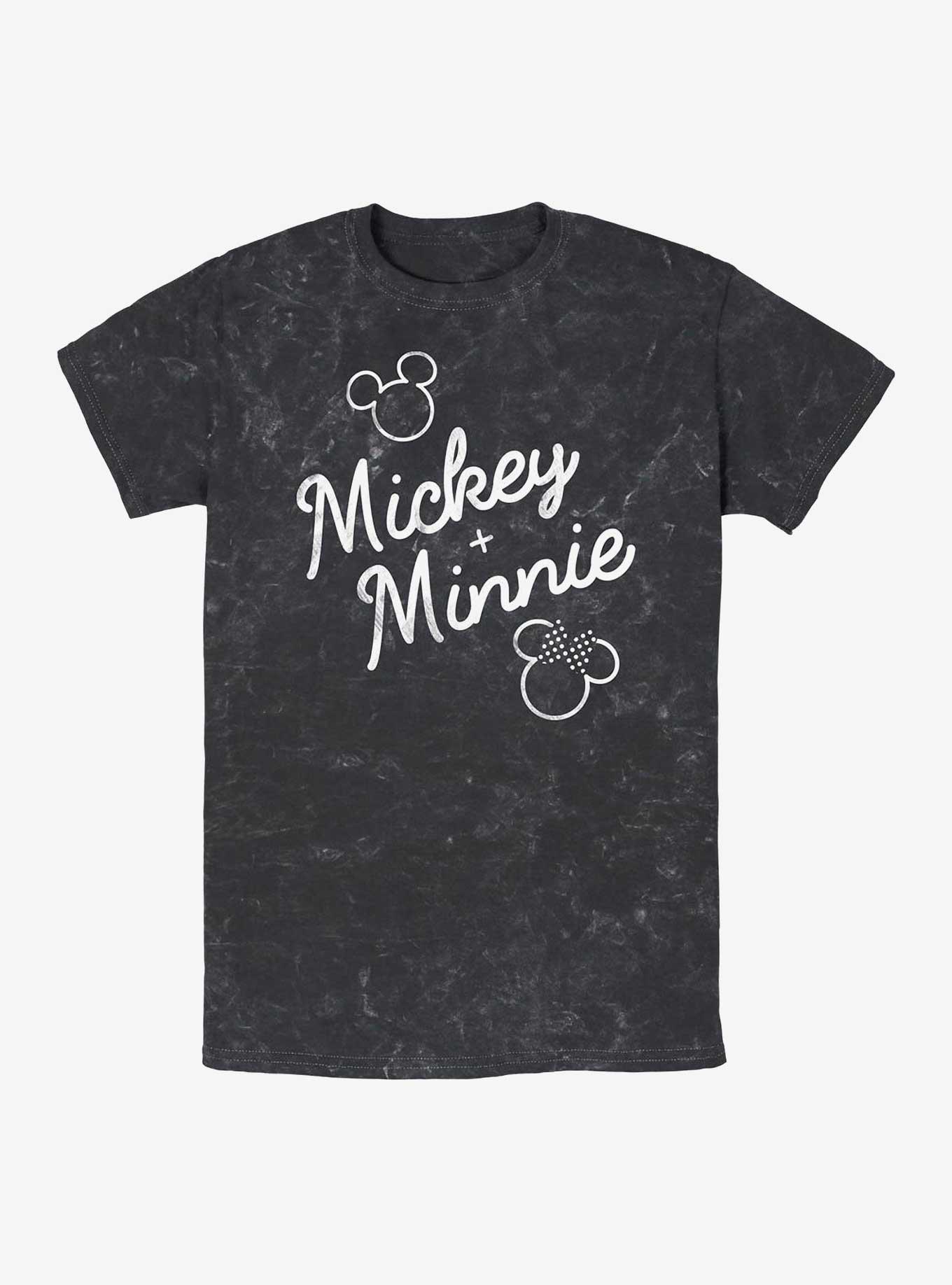 Disney Mickey Mouse And Minnie Mouse Mineral Wash T-Shirt, , hi-res