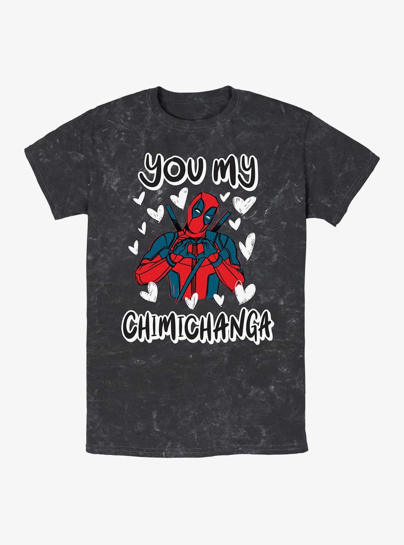 Marvel Deadpool You My Chimichanga Mineral Wash T-Shirt, , hi-res