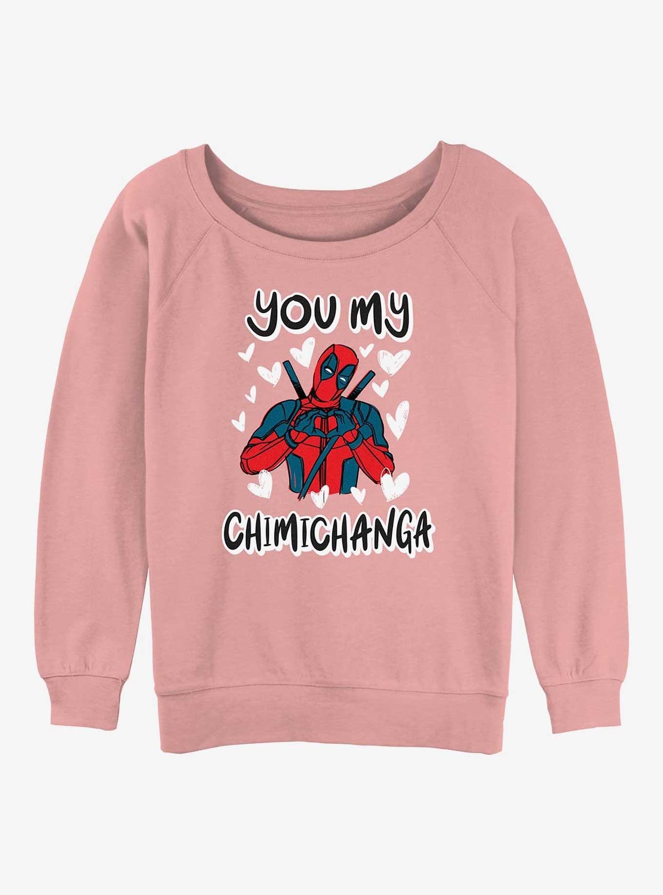 Marvel Deadpool You My Chimichanga Girls Slouchy Sweatshirt, , hi-res