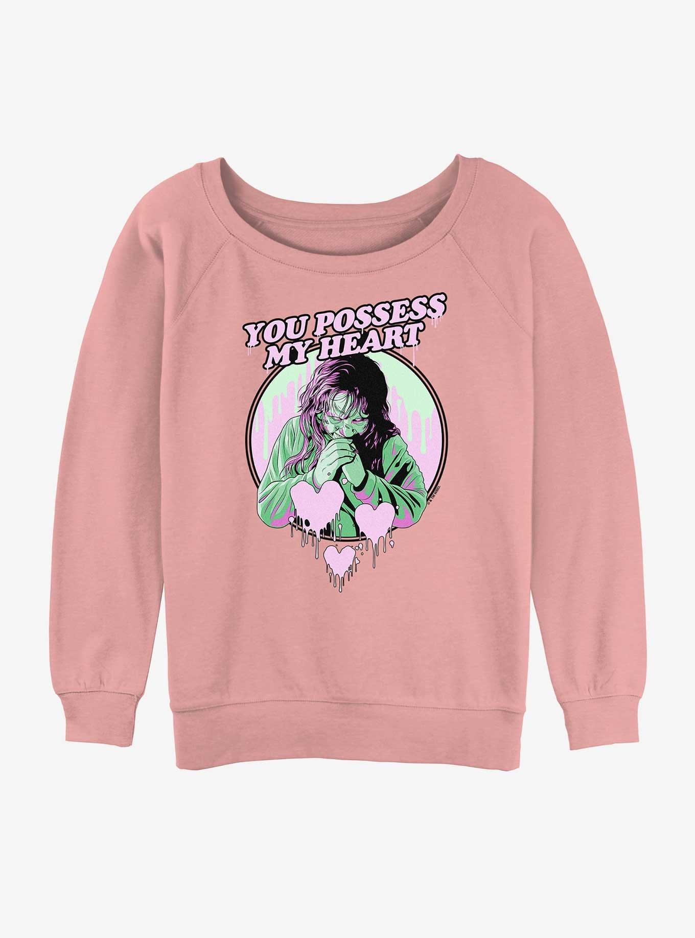 The Exorcist You Possess My Heart Girls Slouchy Sweatshirt, , hi-res