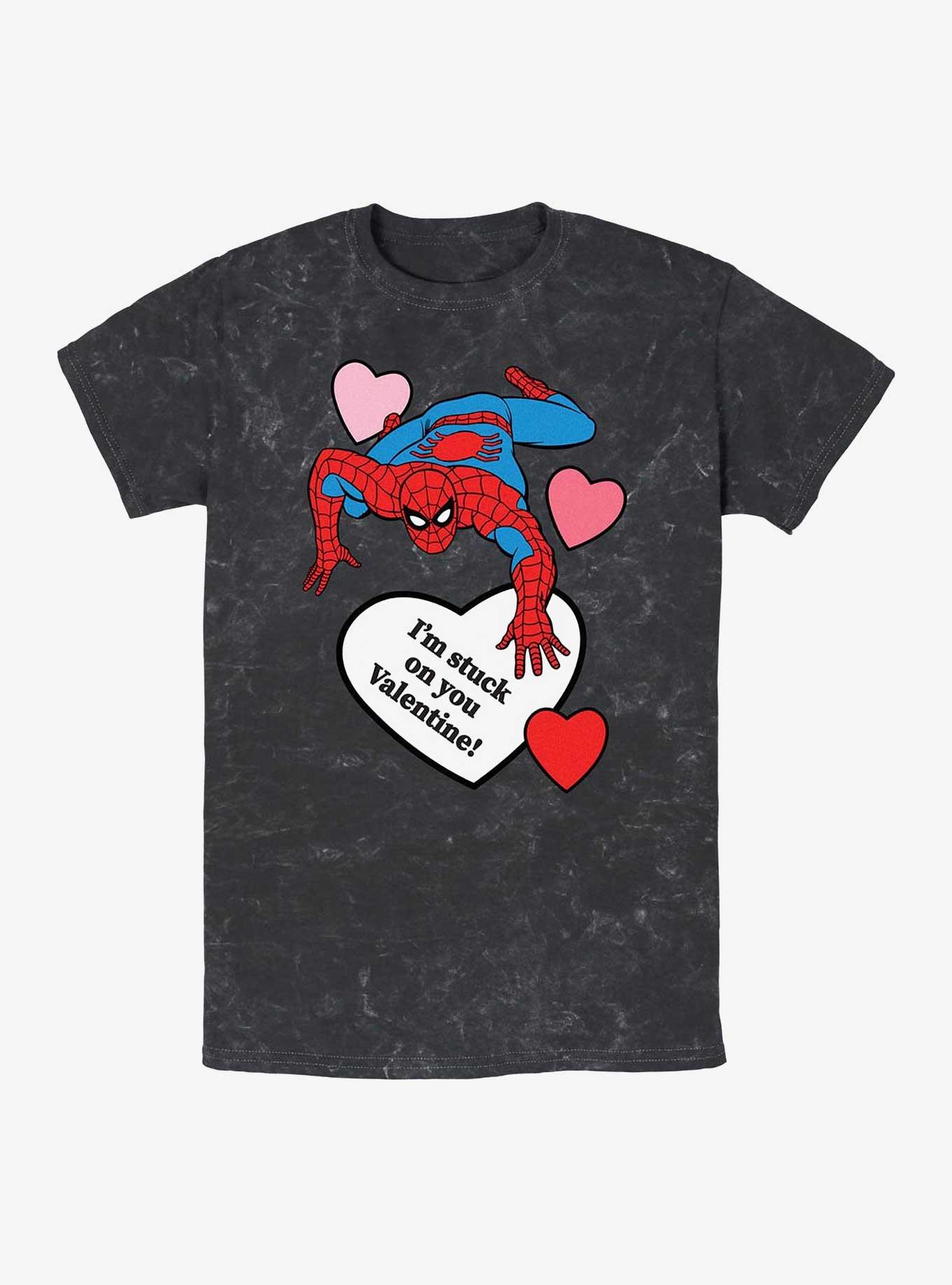 Marvel Spider-Man Im Stuck On You Mineral Wash T-Shirt, , hi-res