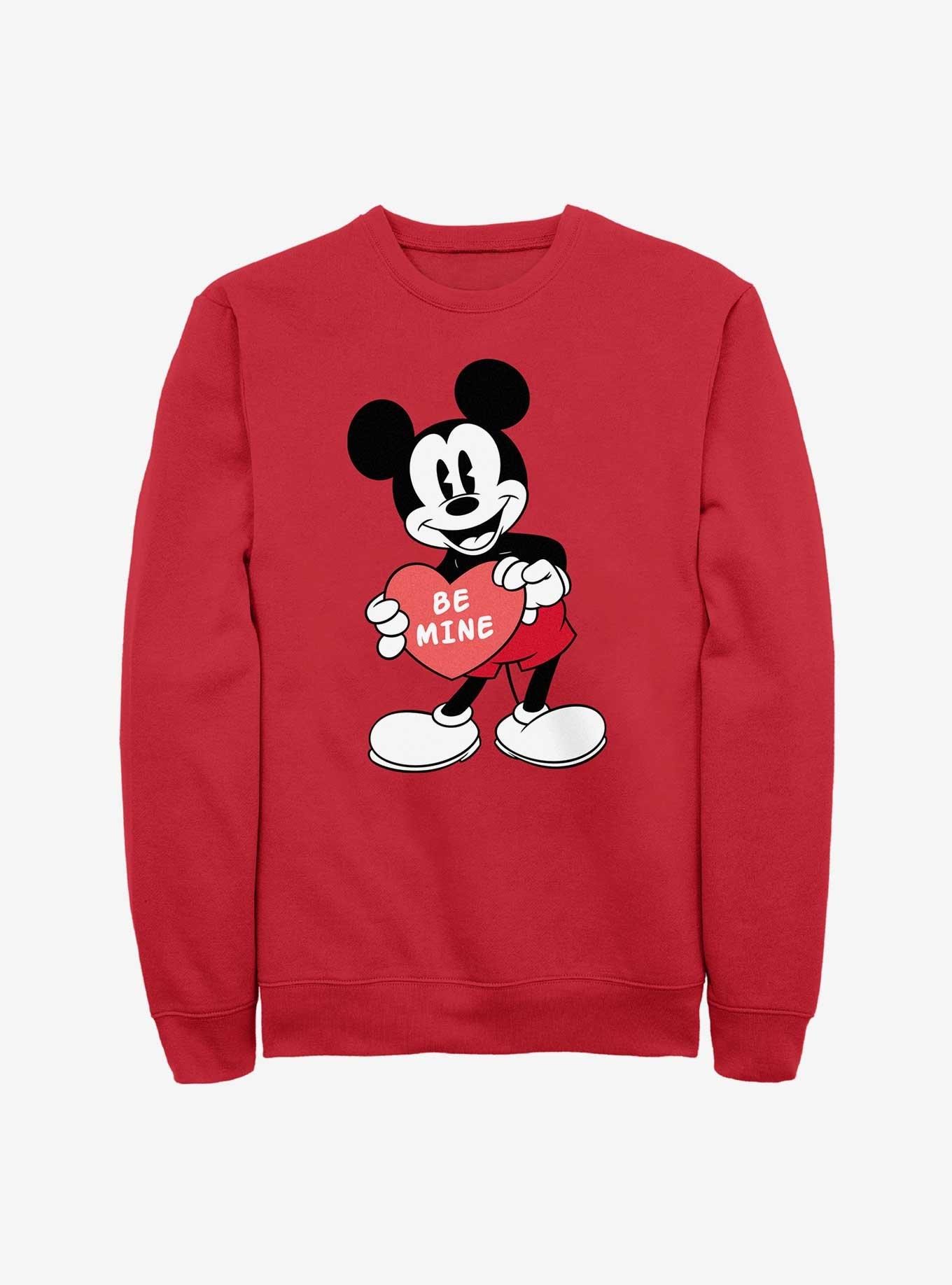 Disney Mickey Mouse Be Mine Sweatshirt
