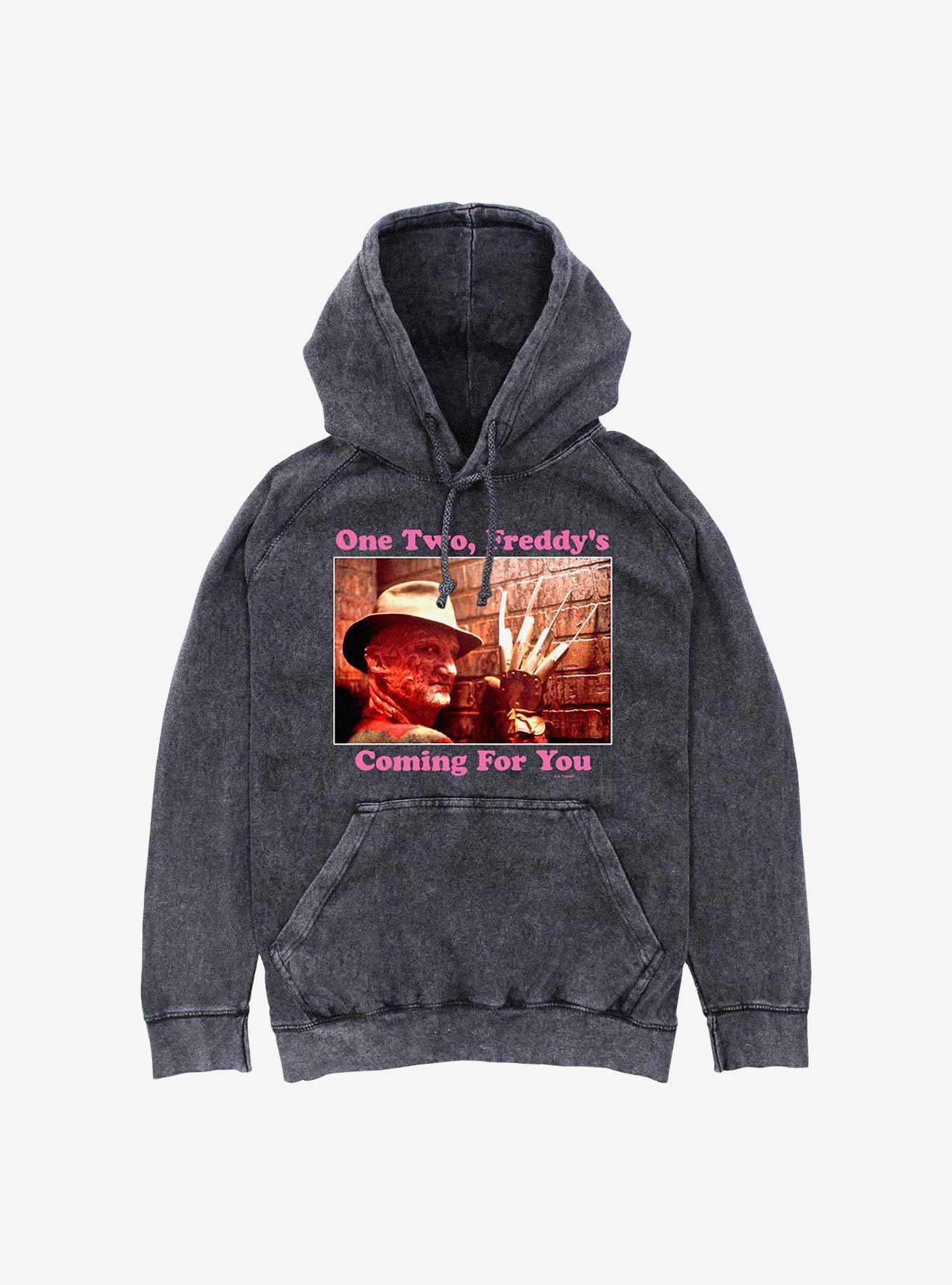 A Nightmare on Elm Street Counting On You Mineral Wash Hoodie, , hi-res