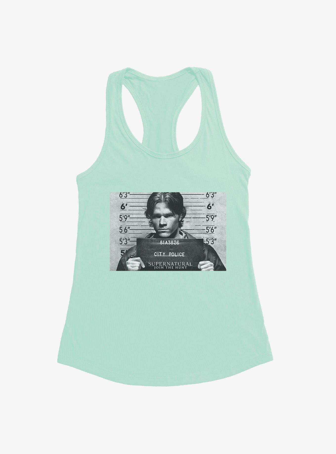 Supernatural Sam Winchester Mug Shot Girls Tank, , hi-res