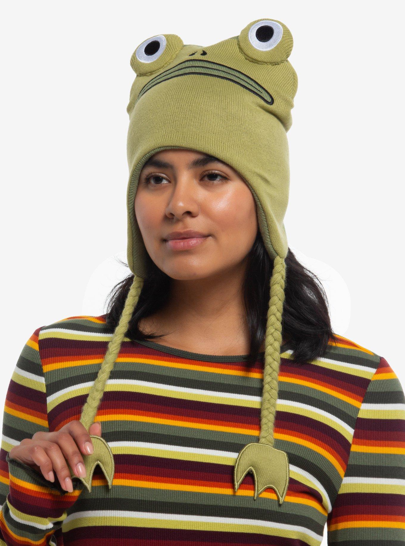 Over The Garden Wall Jason Funderburker Frog Plush Tassel Beanie