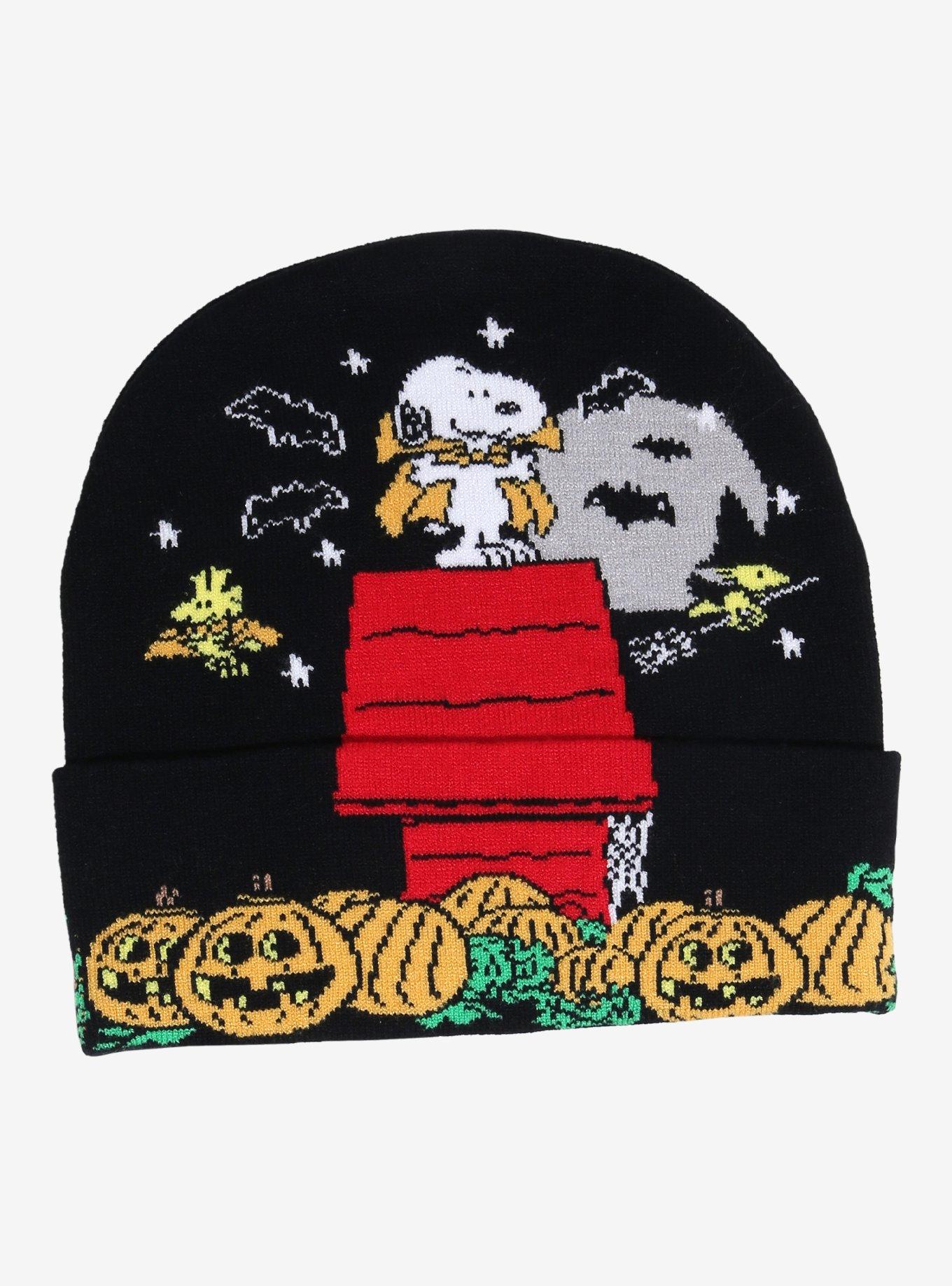 Peanuts Snoopy Pumpkin Patch Beanie, , hi-res