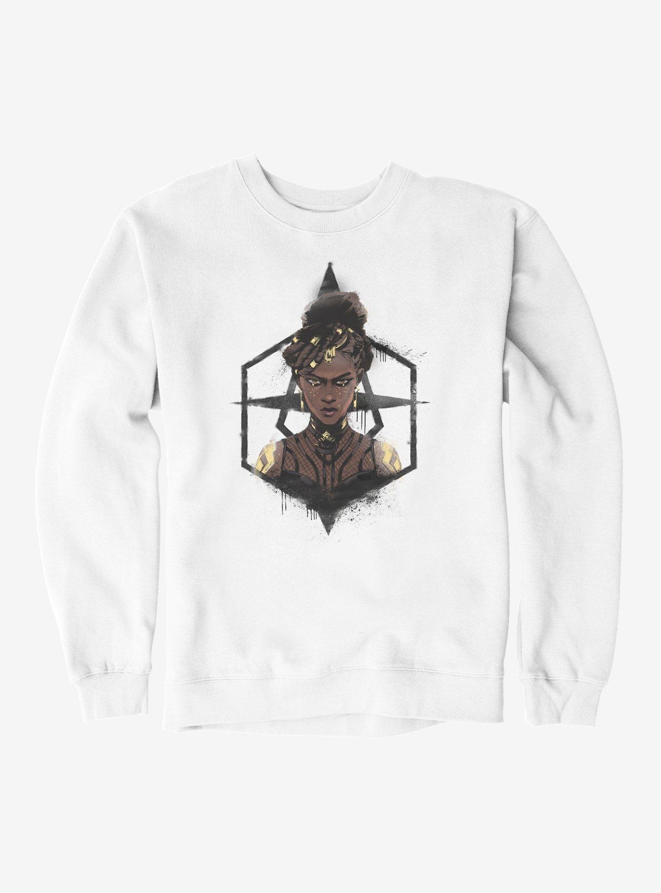 Arcane Up Close Mel Sweatshirt, WHITE, hi-res