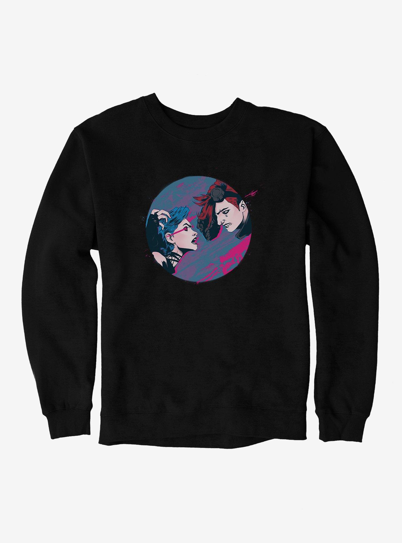 Arcane Jinx VS Vi Sweatshirt, BLACK, hi-res