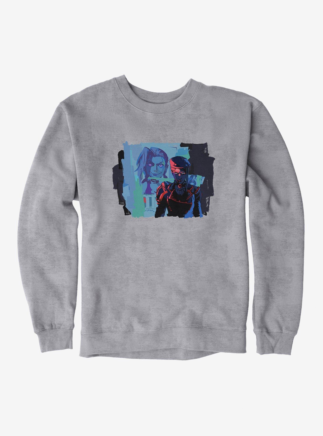 Arcane Eyes Of Jinx Sweatshirt, SPORT GRAY, hi-res