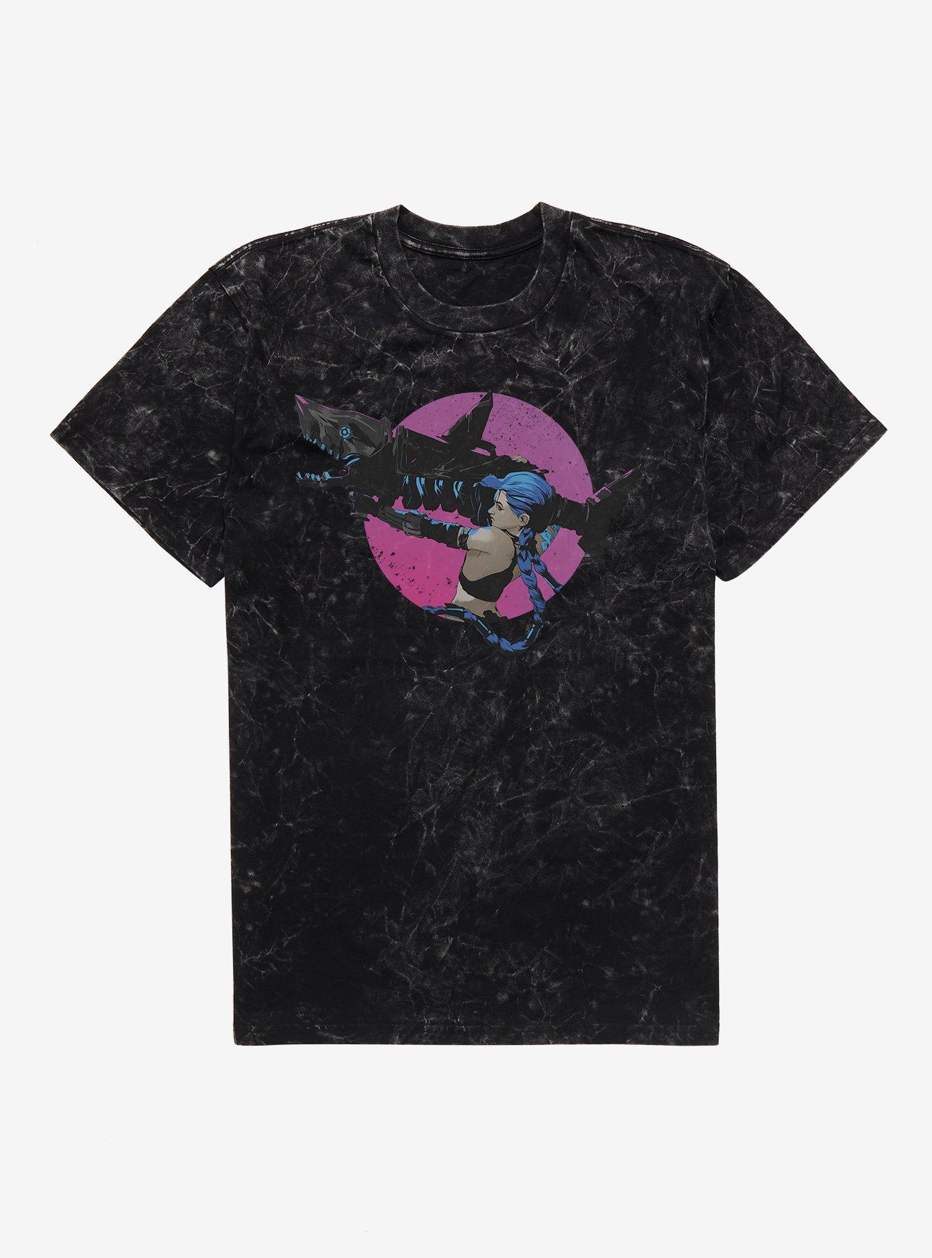 Arcane Jinx Attack Mineral Wash T-Shirt, , hi-res