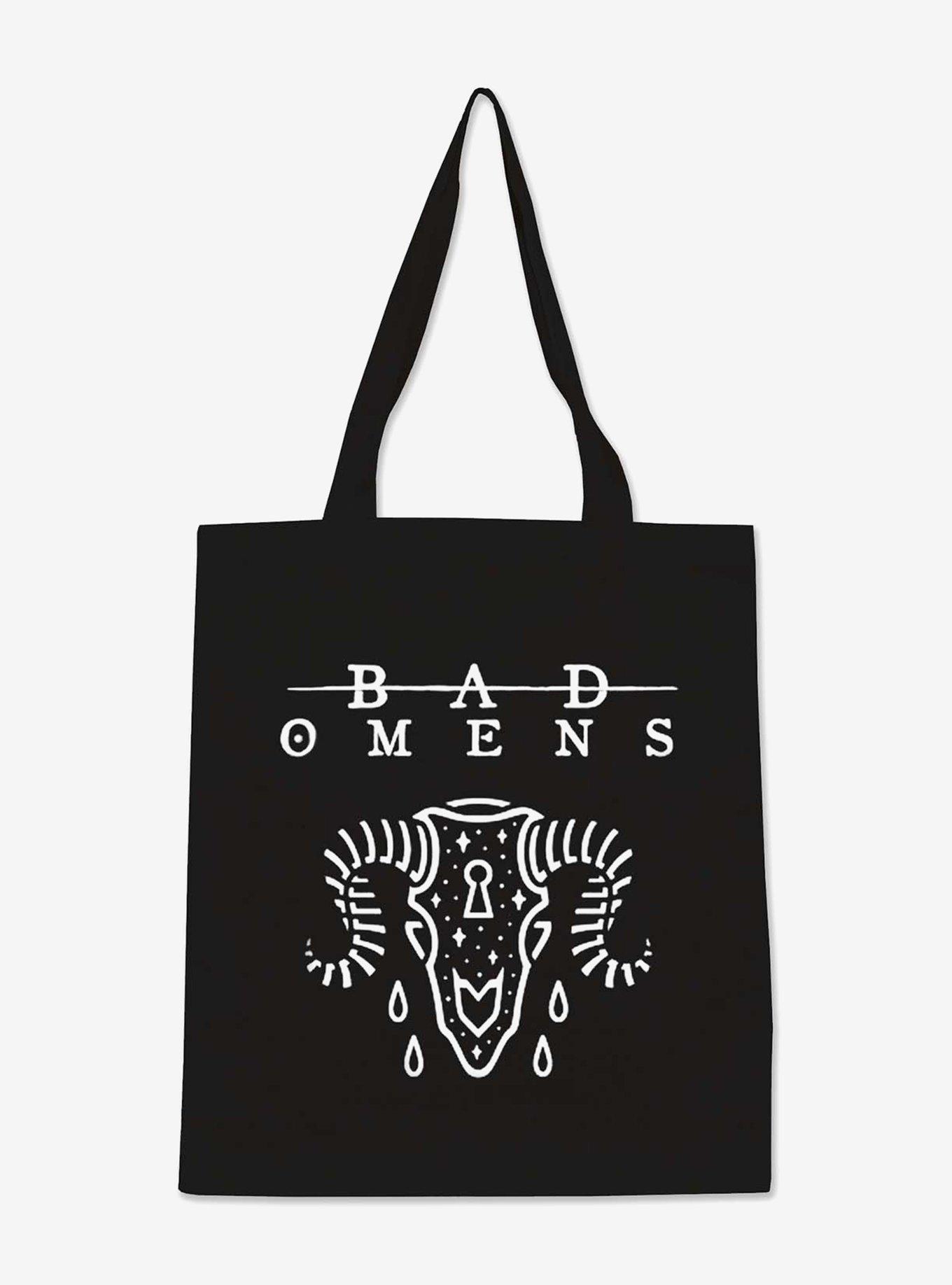Bad Omens Ram Skull Tote Bag, , hi-res